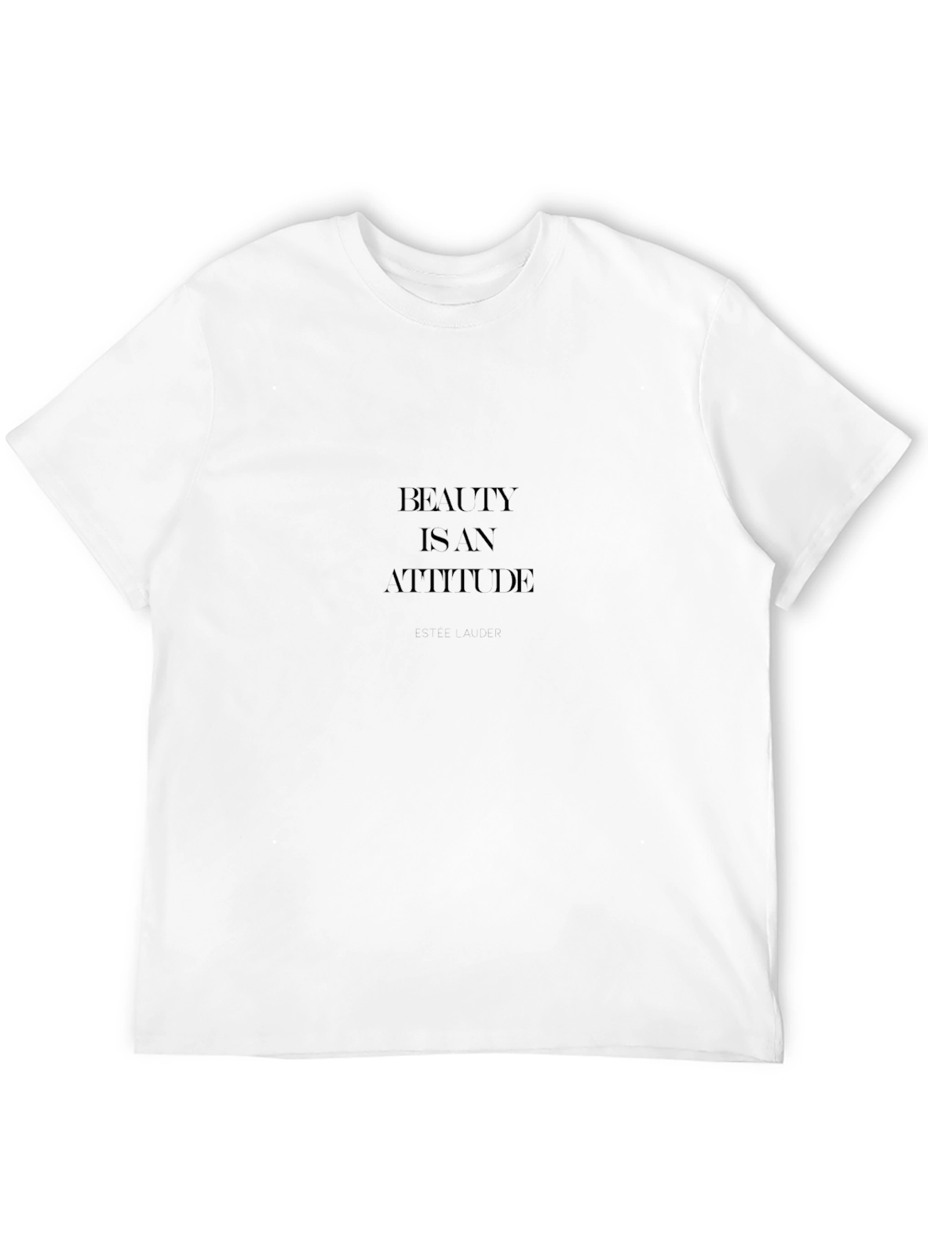 Beauty is an Attitude Black T-Shirt