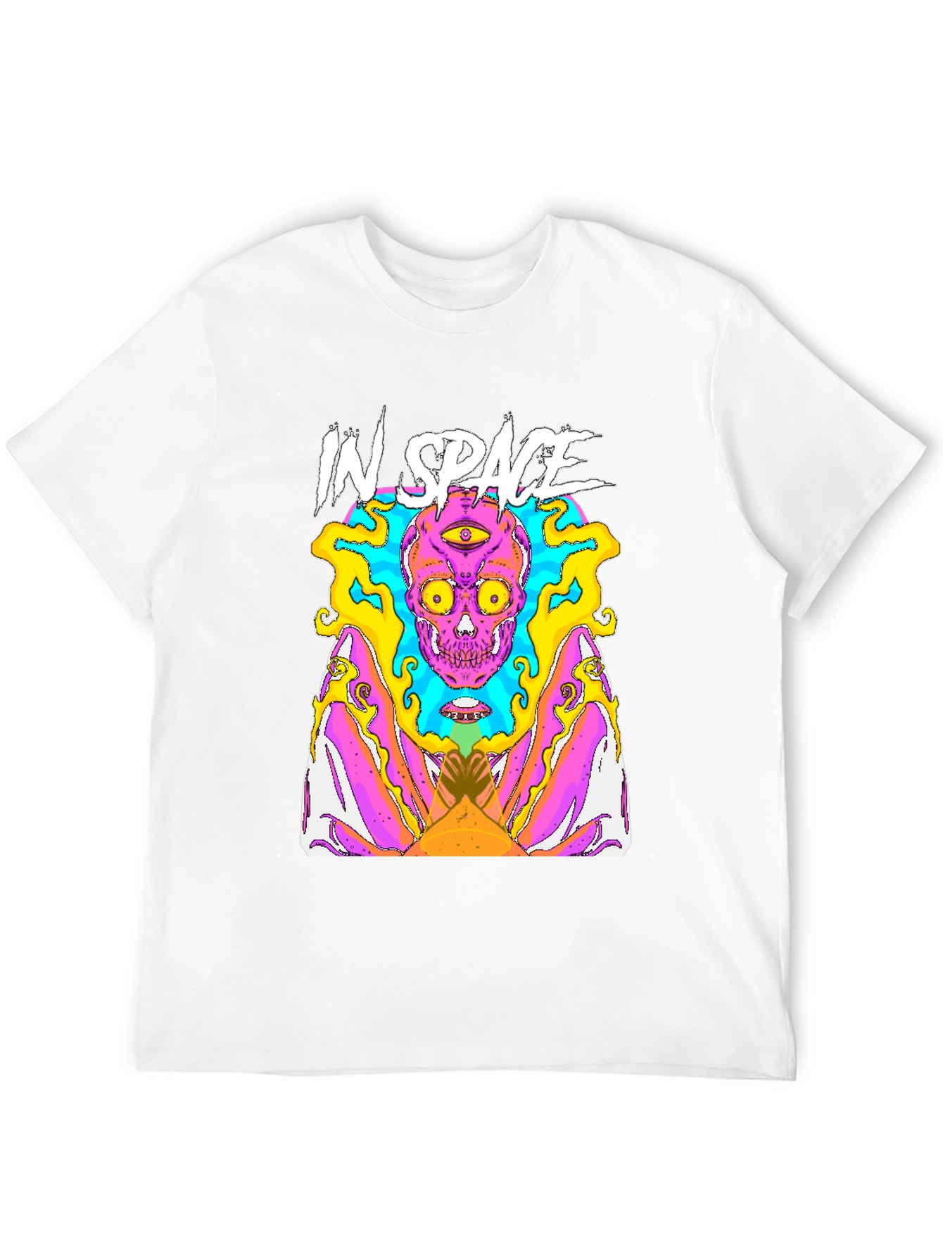 In Space Graphic Tee - Mens Black T-Shirt