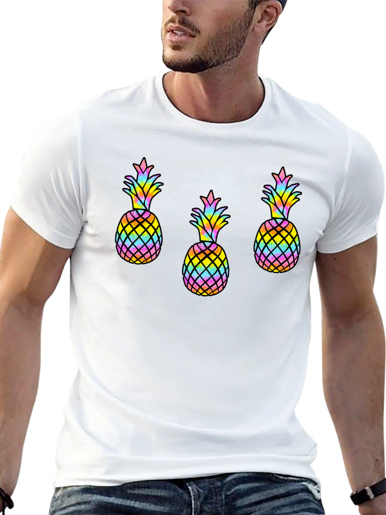 Rainbow Pineapple T-Shirt