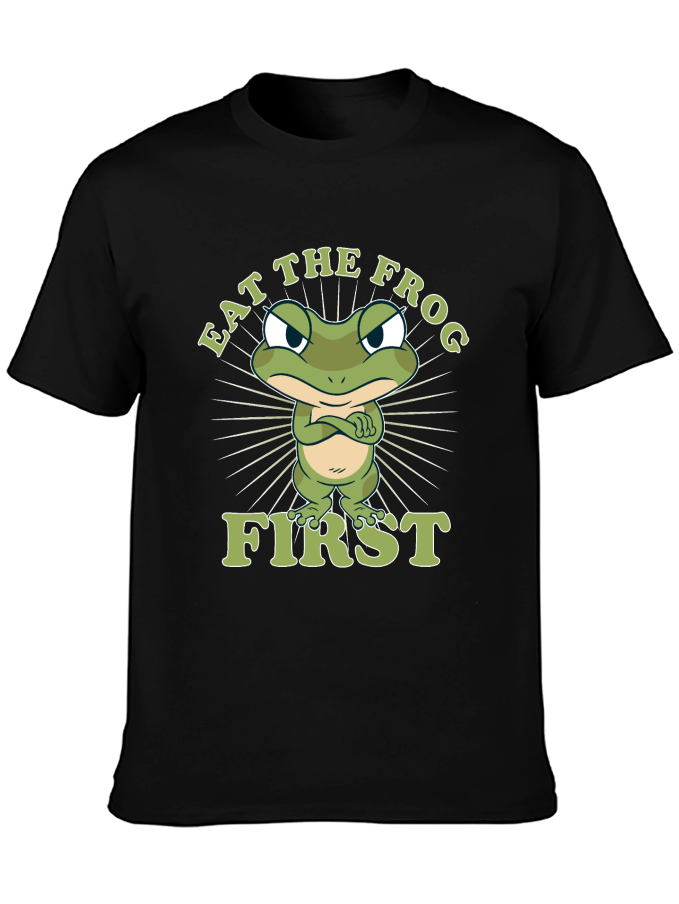 Eat the Frog First Graphic T-Shirt