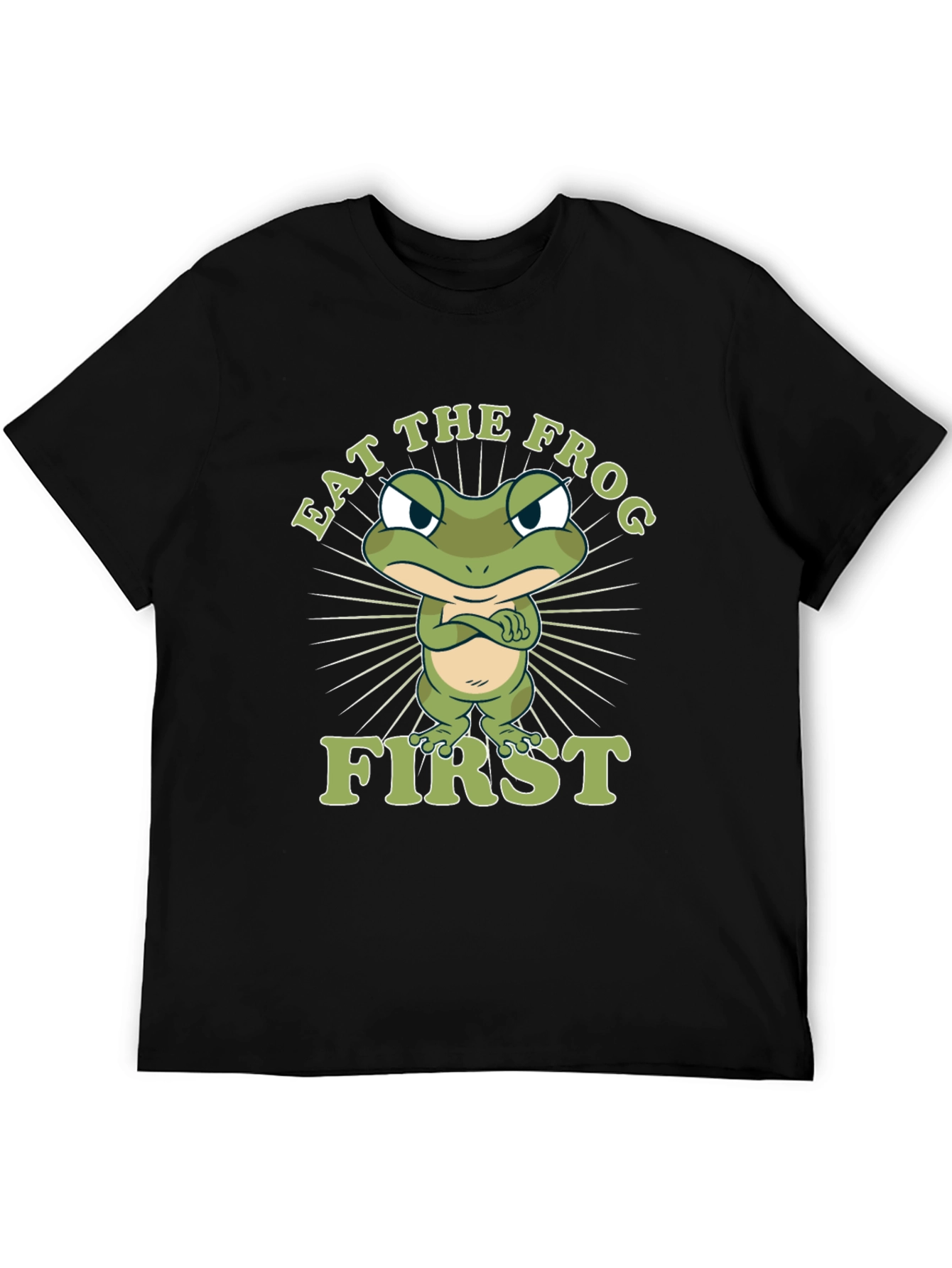 Eat the Frog First Graphic T-Shirt