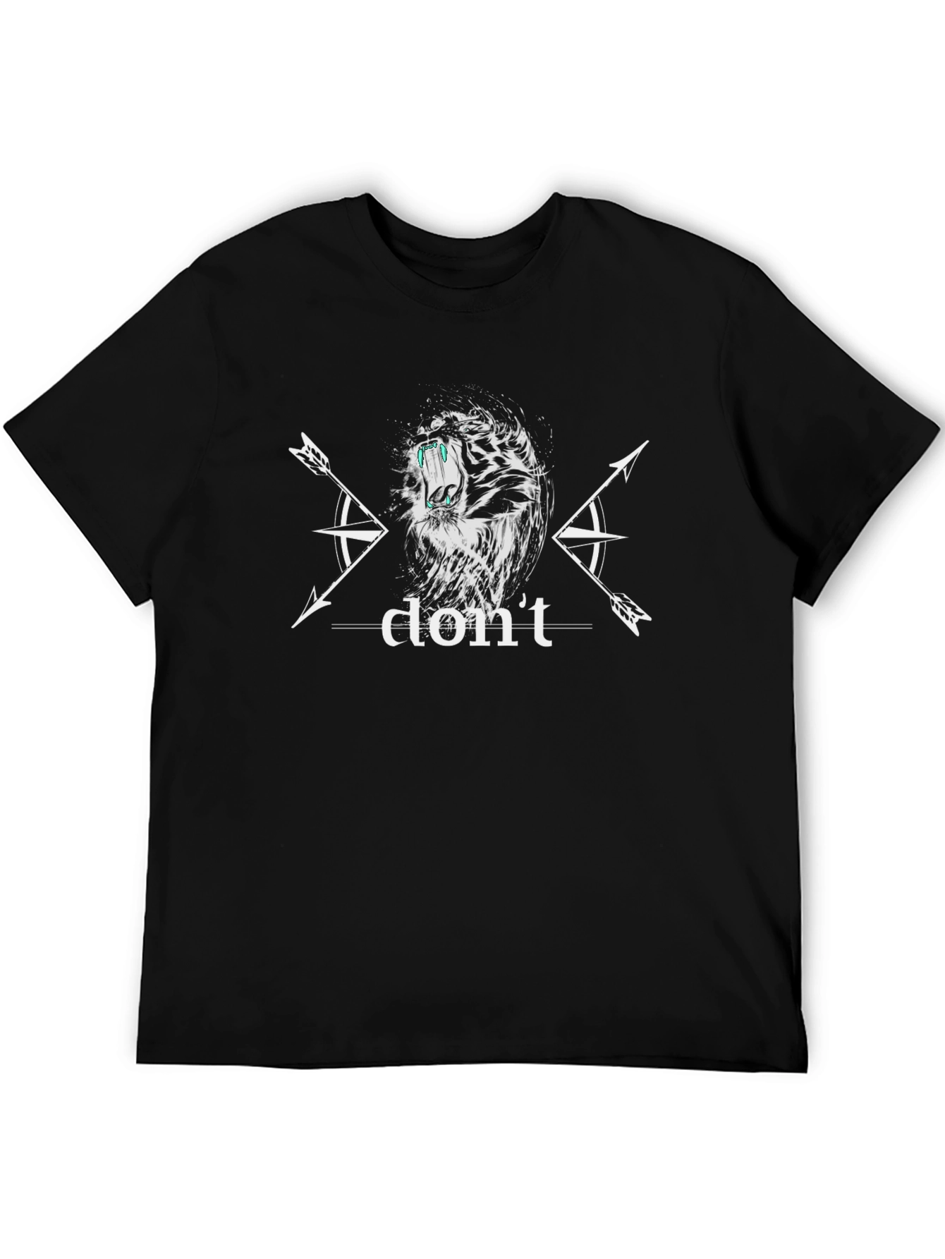 Graphic Tee: Tiger & Arrows - Dont Worry!