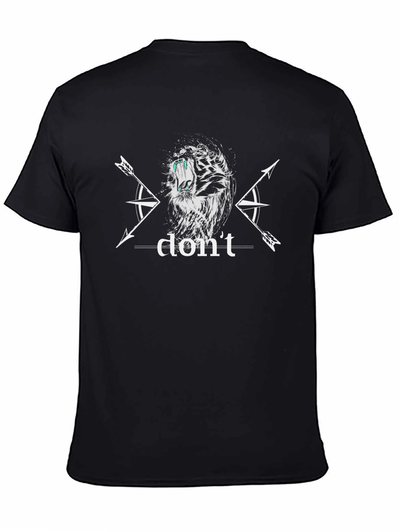 Graphic Tee: Tiger & Arrows - Dont Worry!
