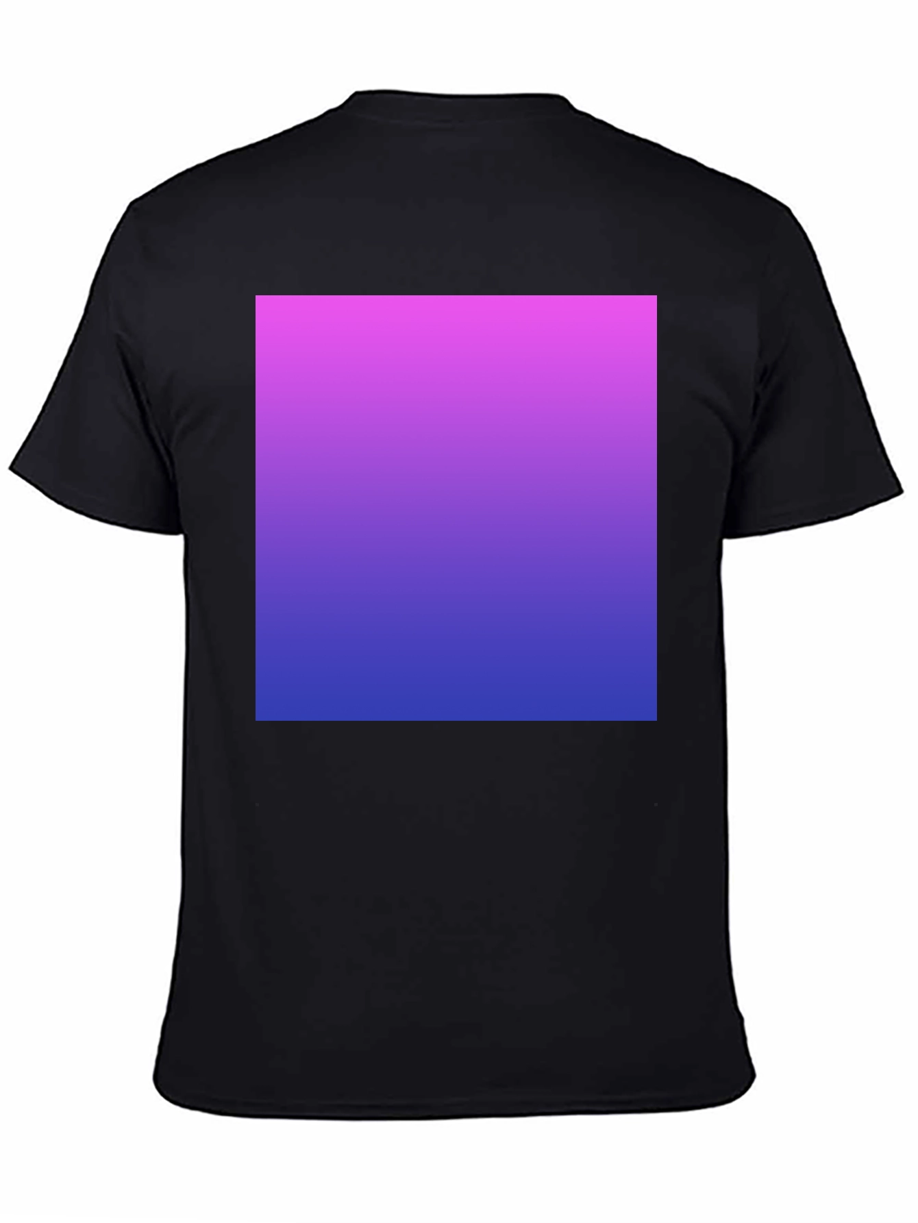 Gradient Tee - Black Cotton Blend
