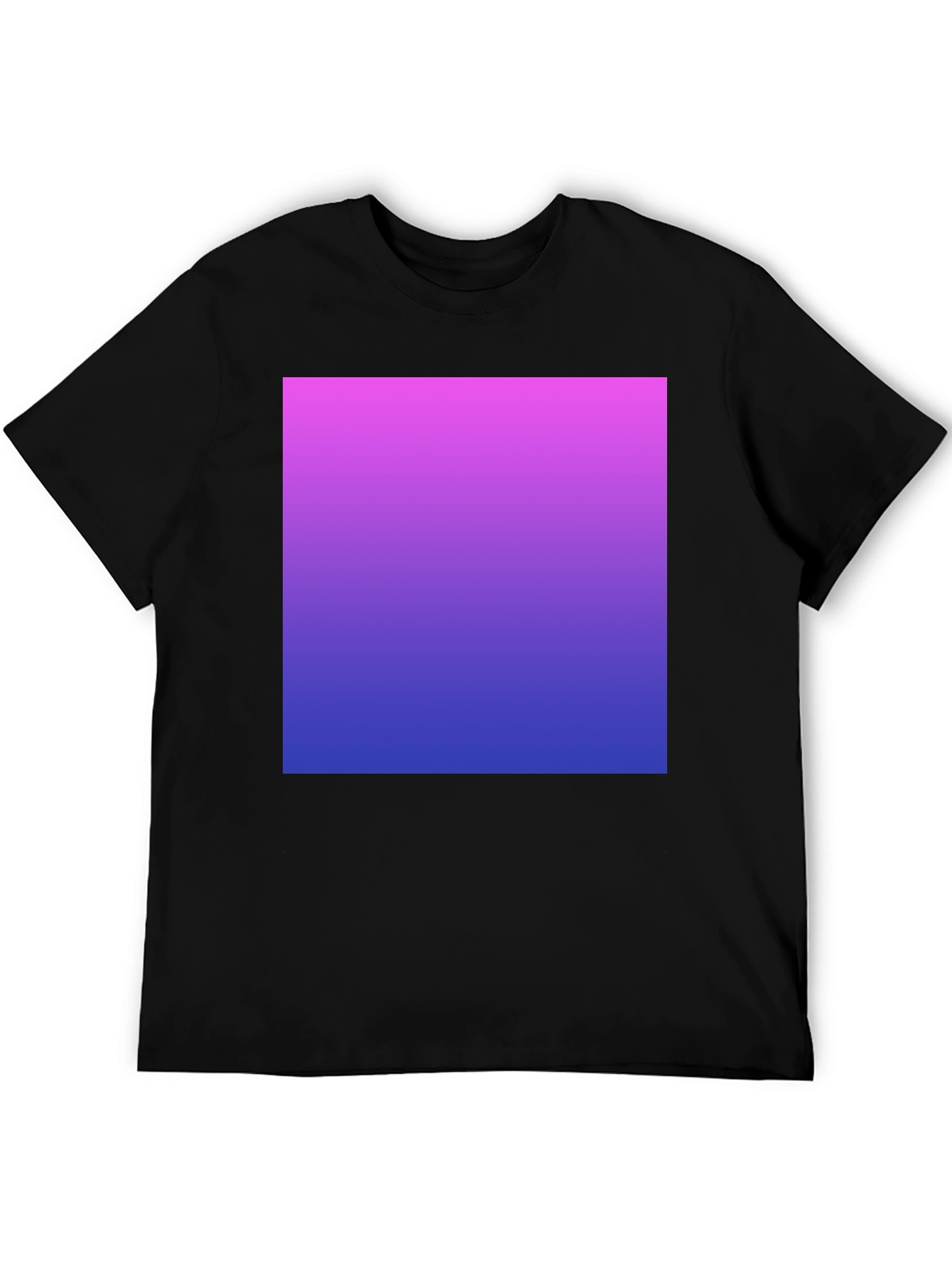Gradient Tee - Black Cotton Blend