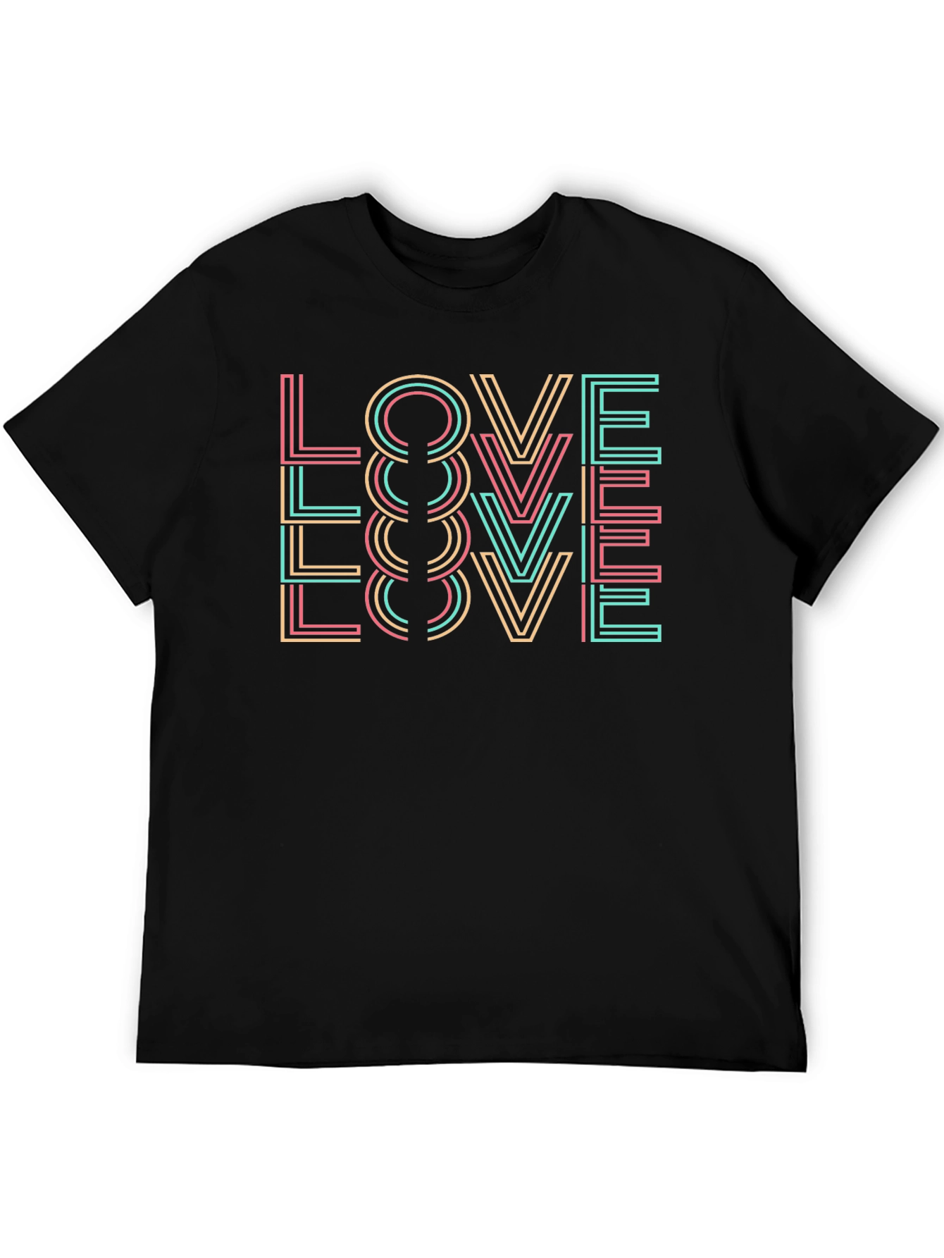 Retro LOVE Graphic Tee - Stylish Comfort
