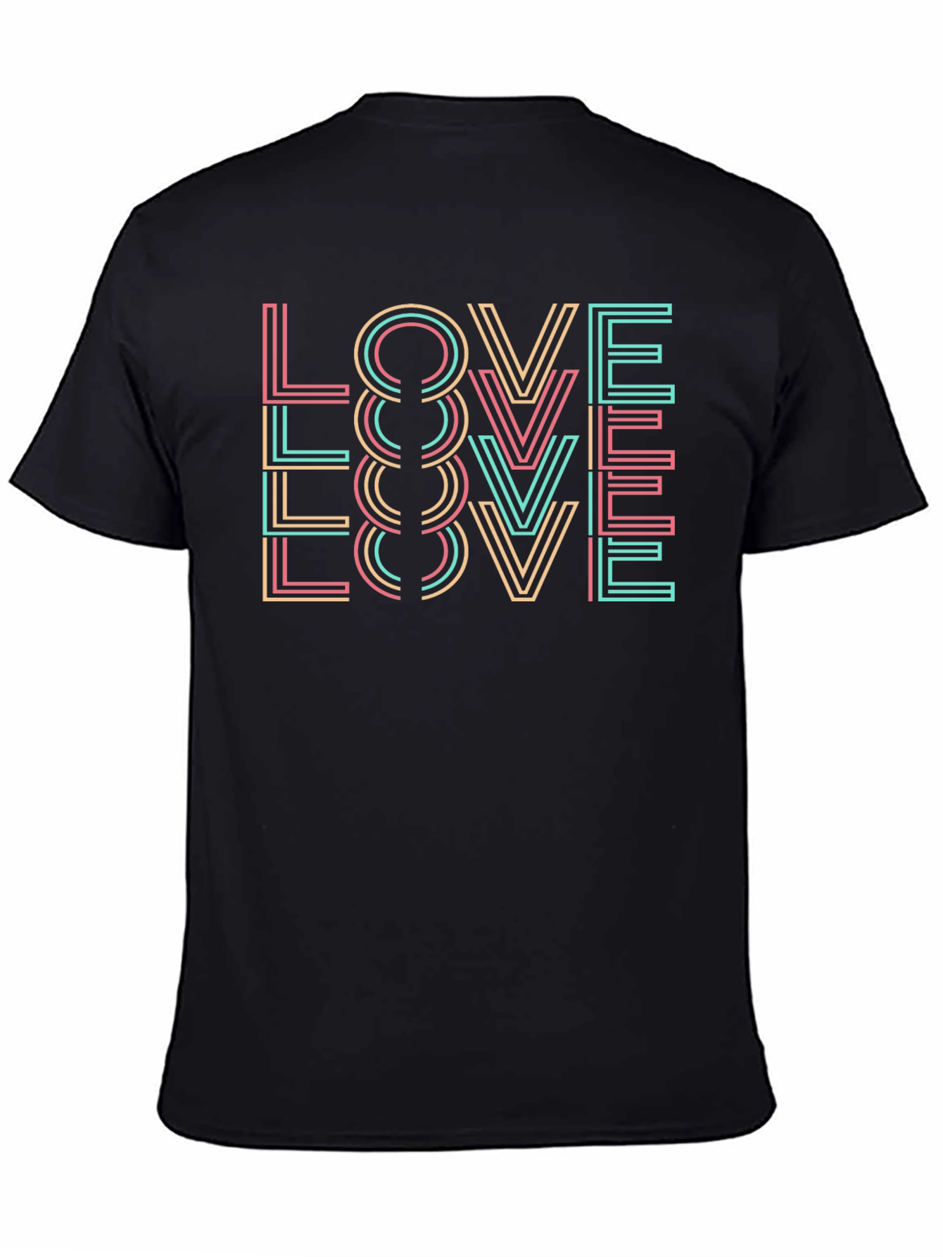 Retro LOVE Graphic Tee - Stylish Comfort
