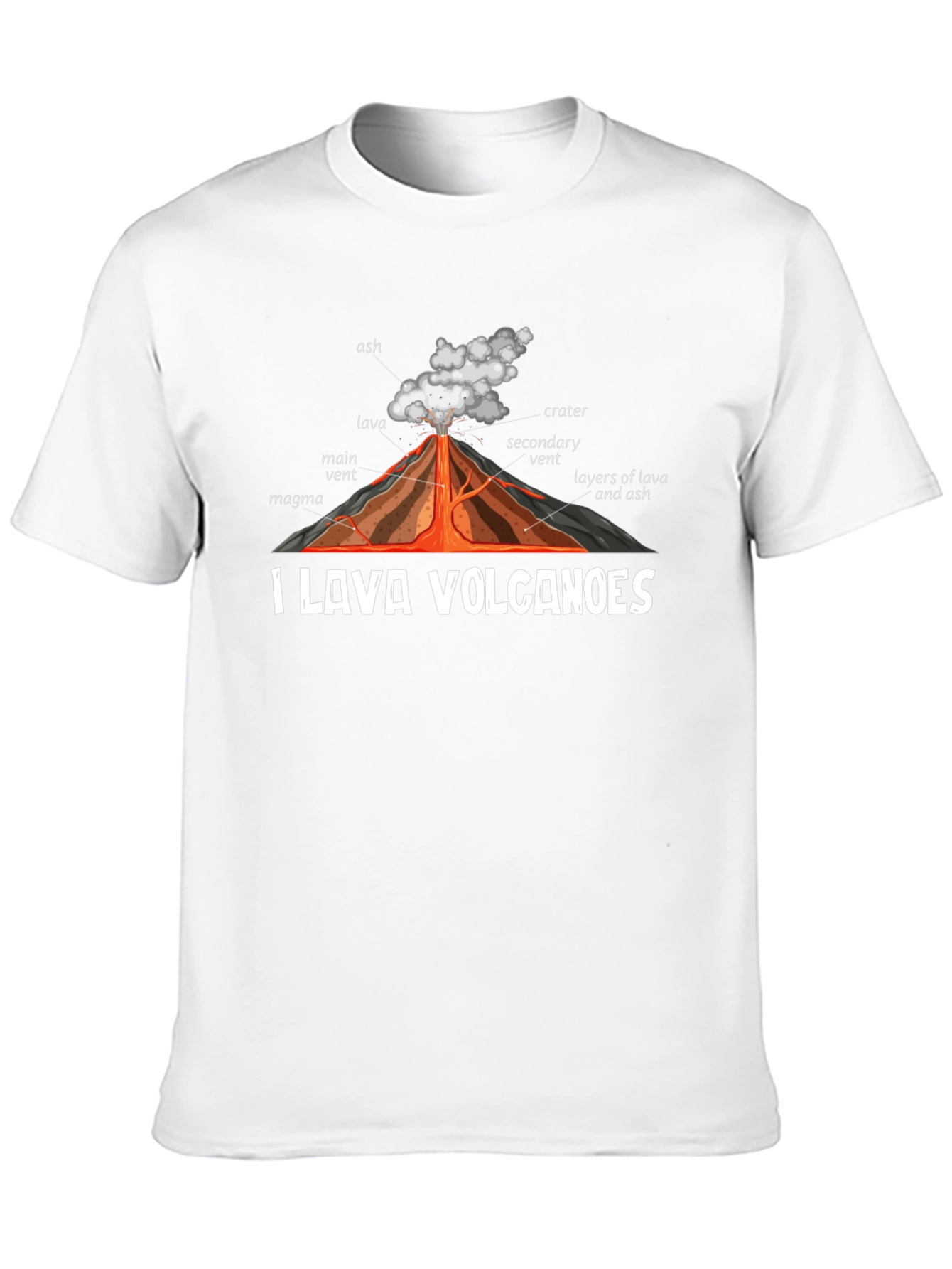 I Lava Volcanoes Graphic T-Shirt