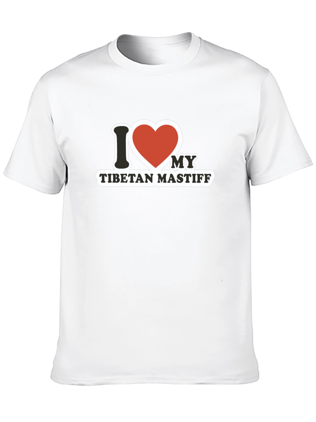 I Heart My Tibetan Mastiff Graphic Tee