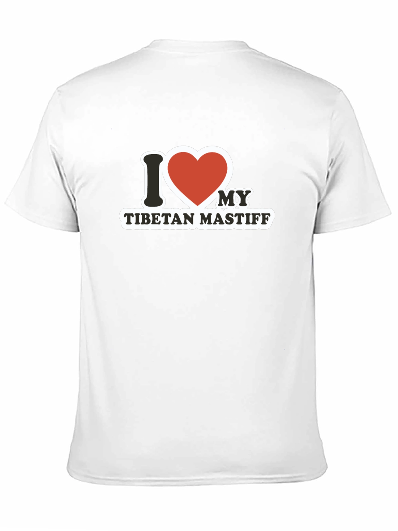 I Heart My Tibetan Mastiff Graphic Tee