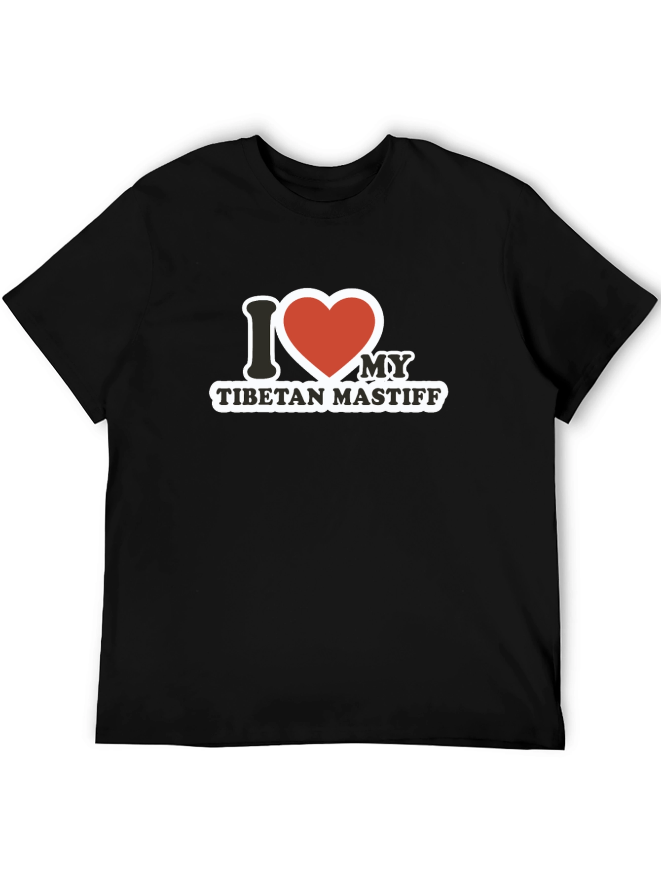 I Heart My Tibetan Mastiff Graphic Tee