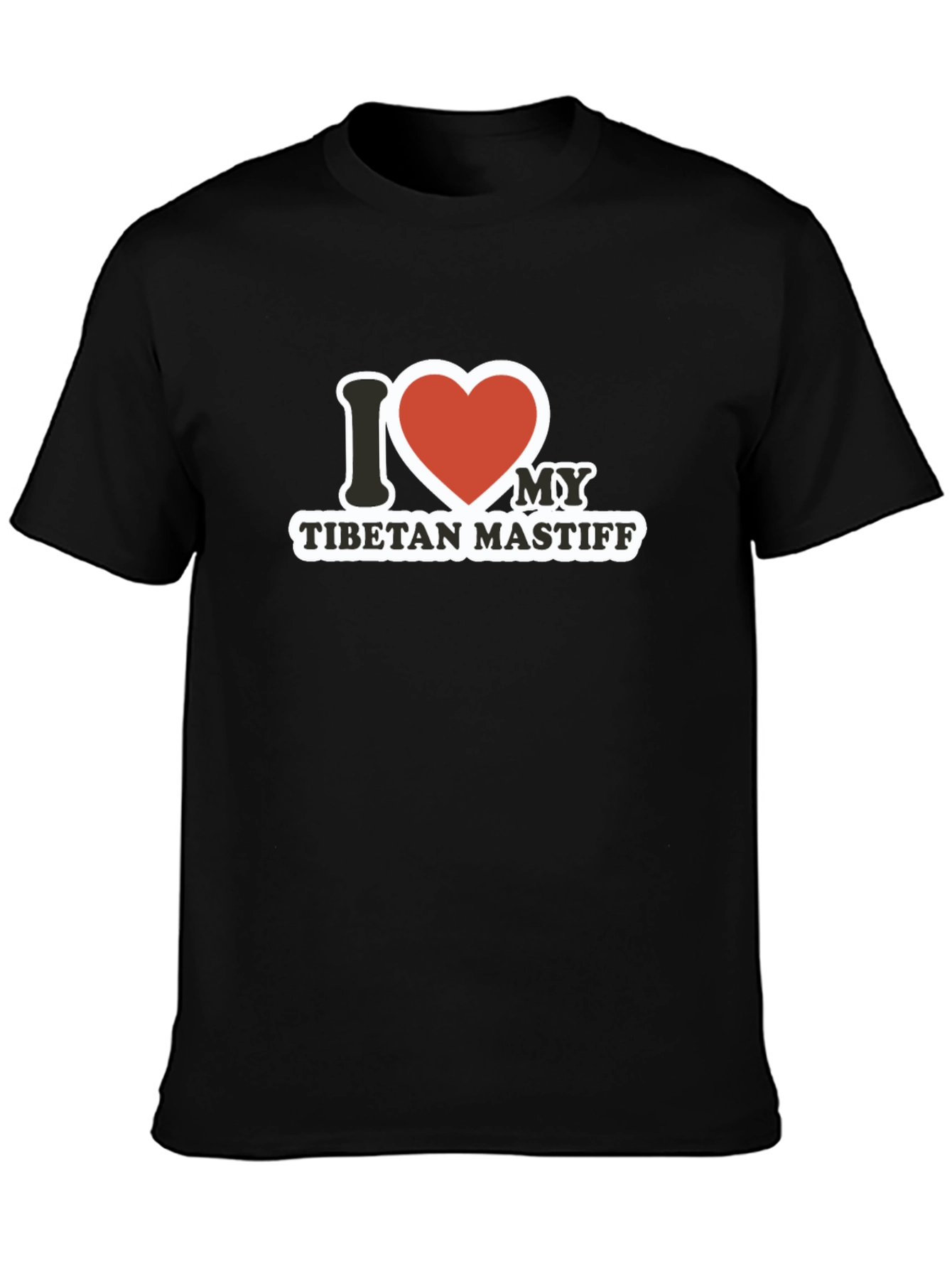 I Heart My Tibetan Mastiff Graphic Tee
