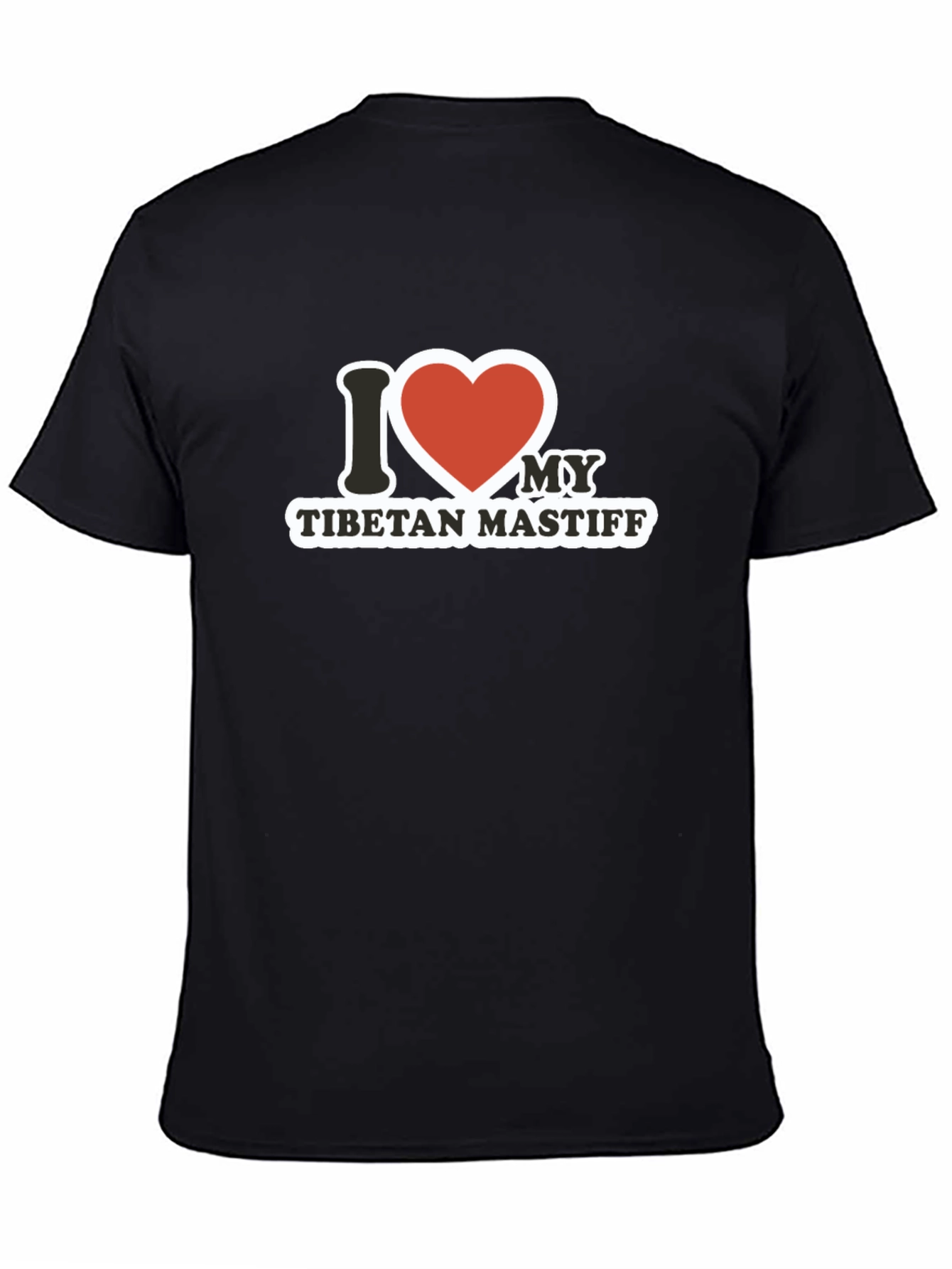 I Heart My Tibetan Mastiff Graphic Tee