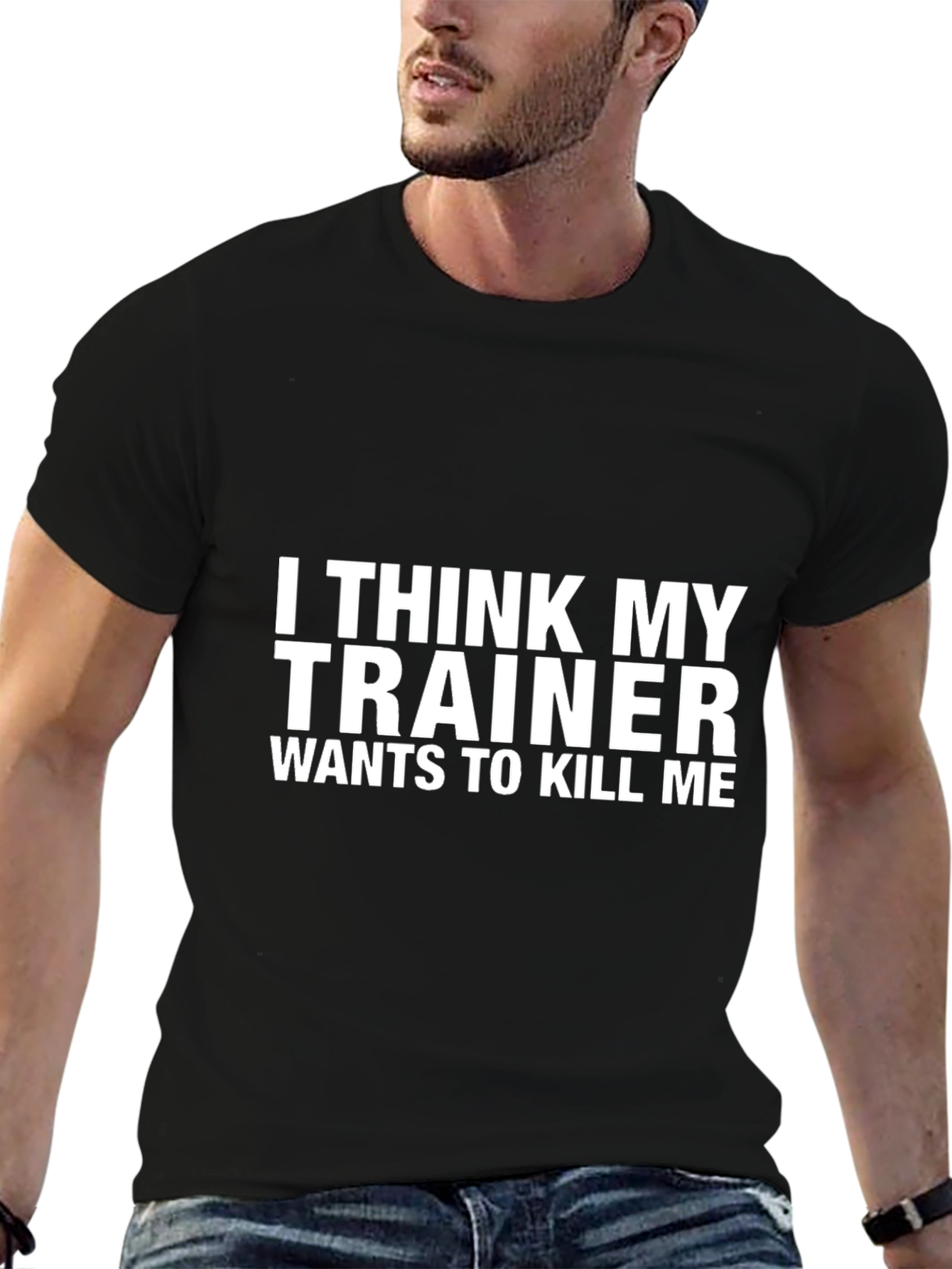 Funny Workout Trainer Graphic Tee
