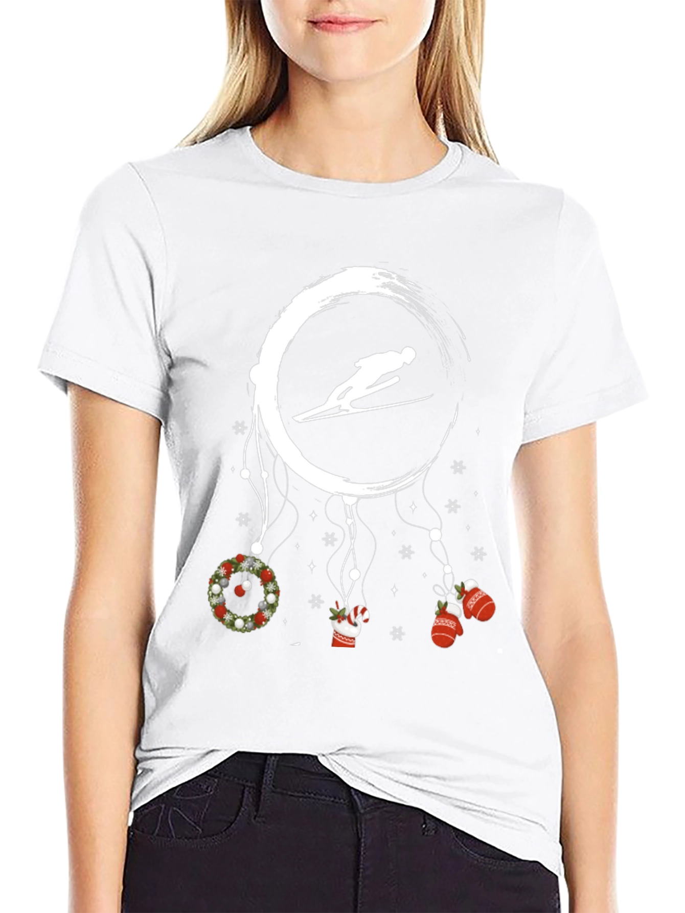 Ski Jumper Christmas T-Shirt