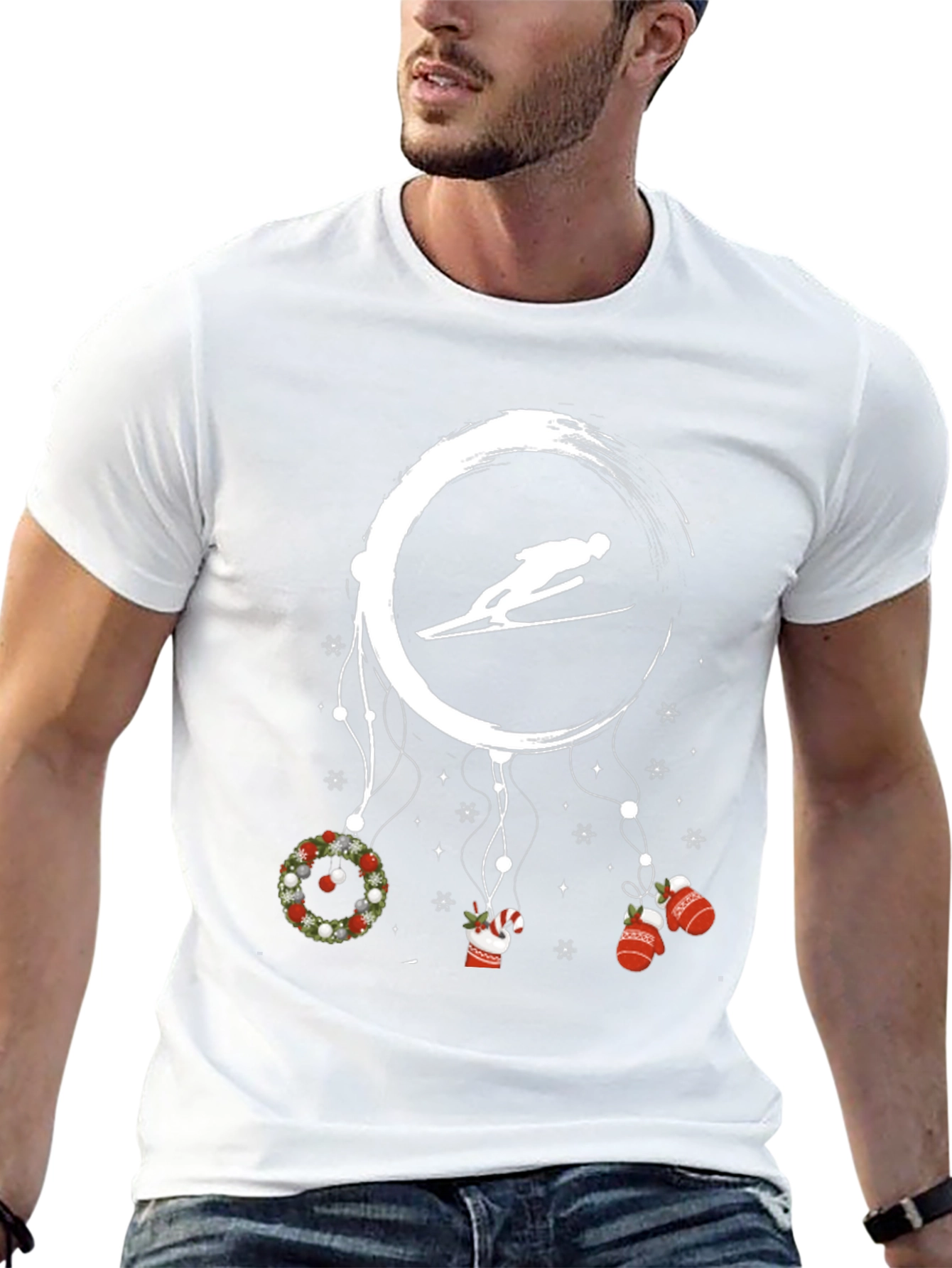 Ski Jumper Christmas T-Shirt