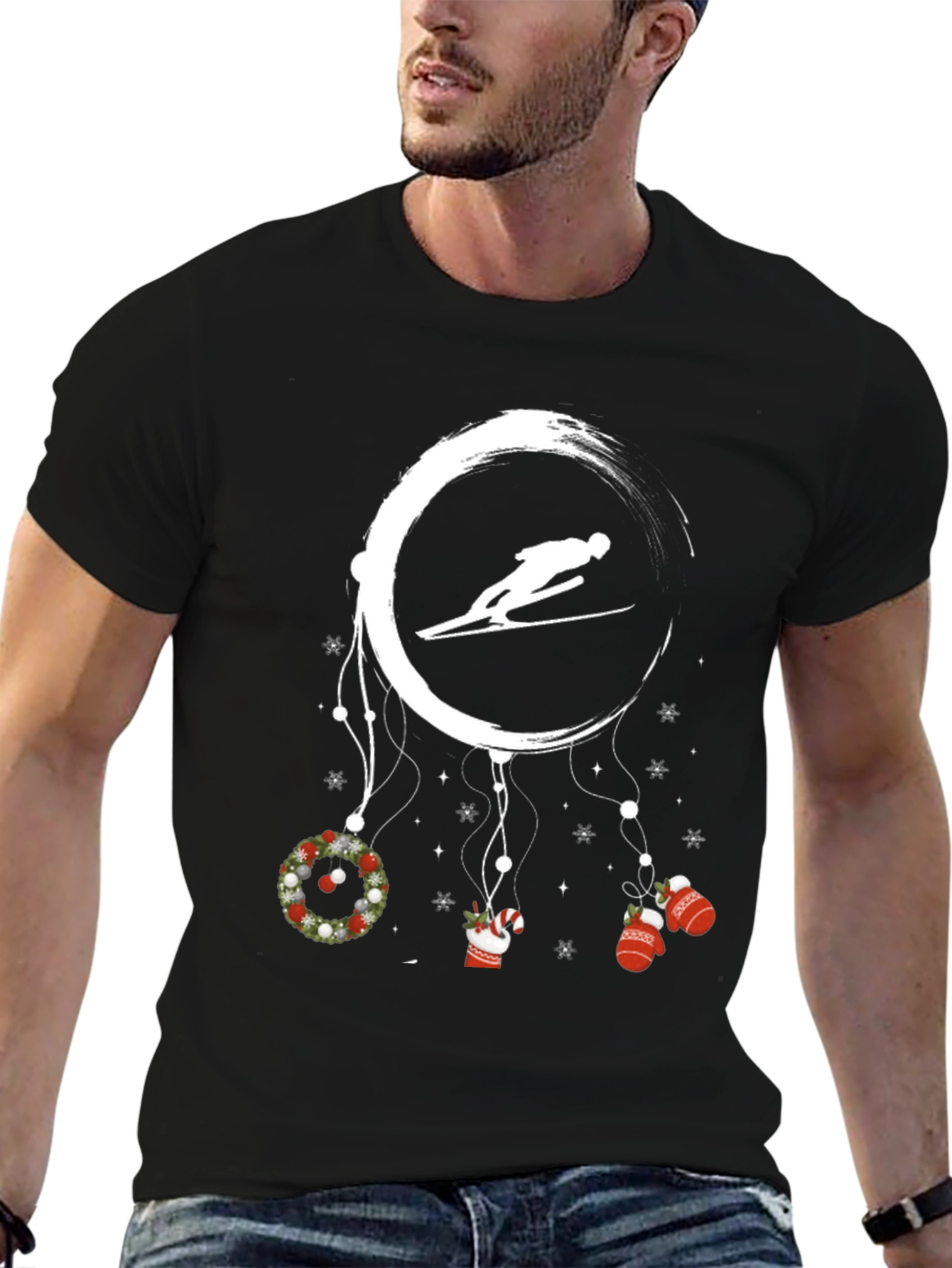 Ski Jumper Christmas T-Shirt