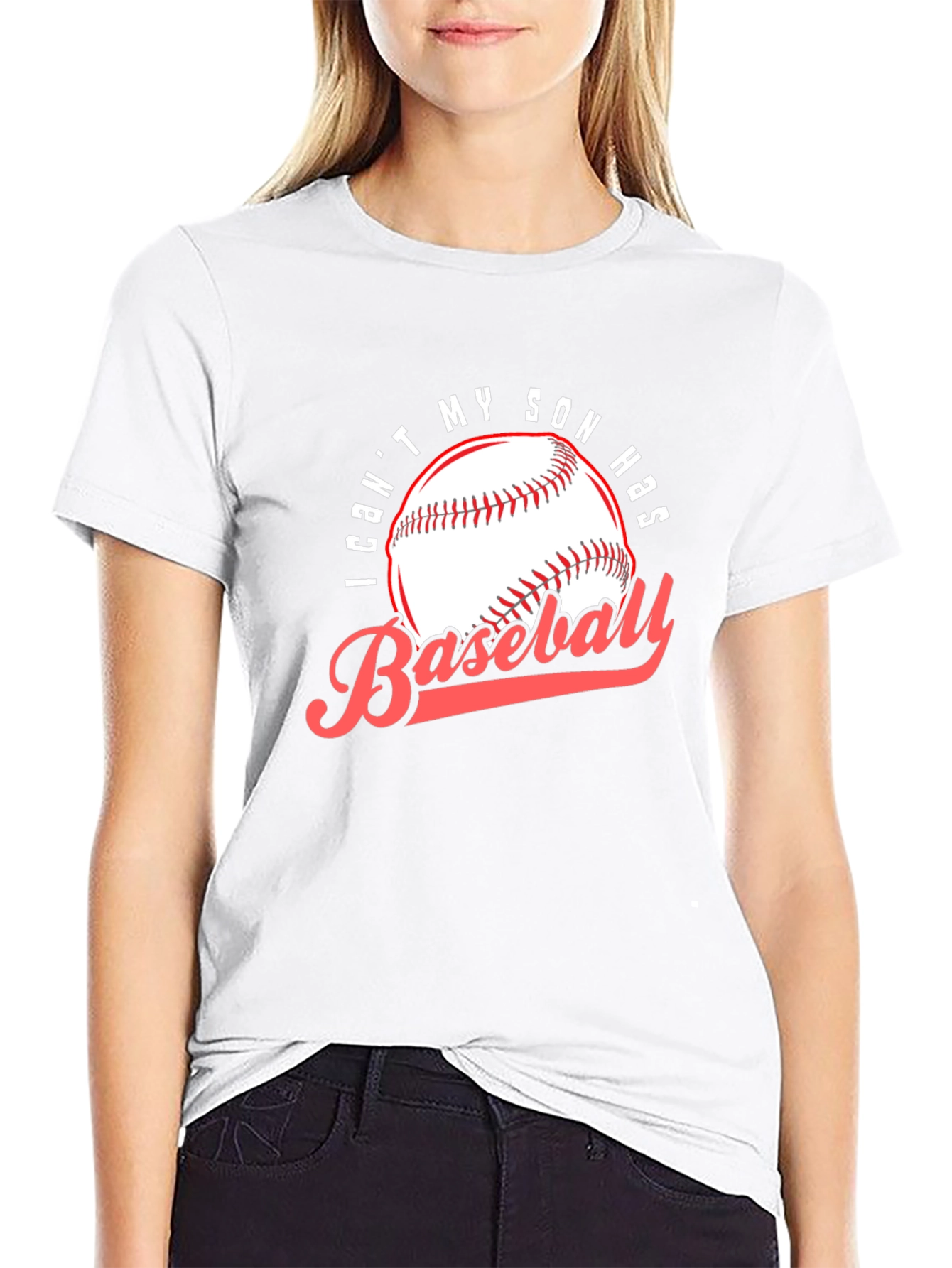 Baseball Dad T-Shirt: I Cant My Son Has Baseball