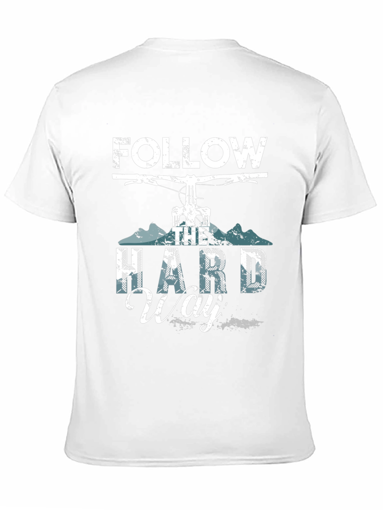 Follow the Hard Way Graphic Tee - Mountain Biking