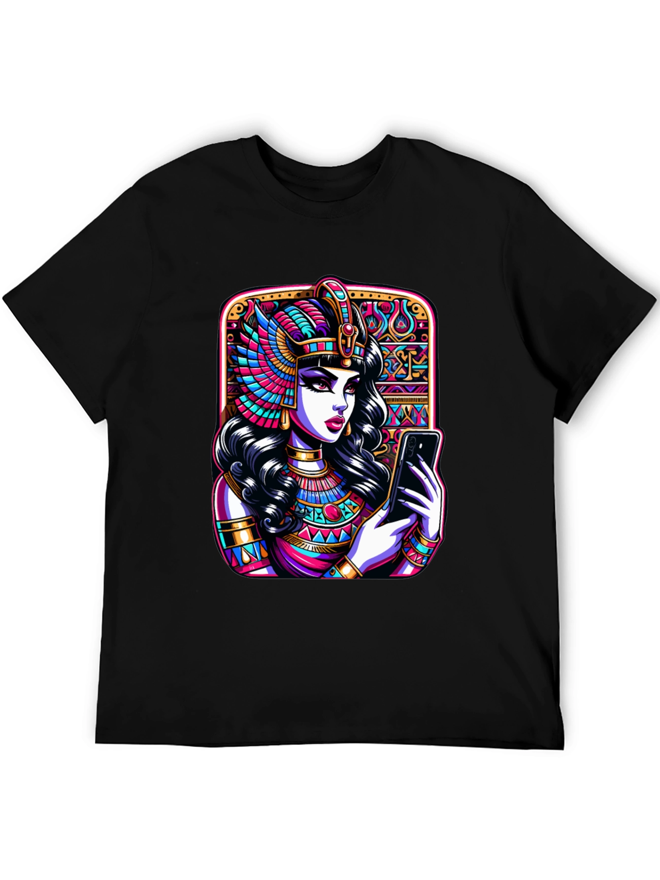 Egyptian Queen Graphic Tee - Black