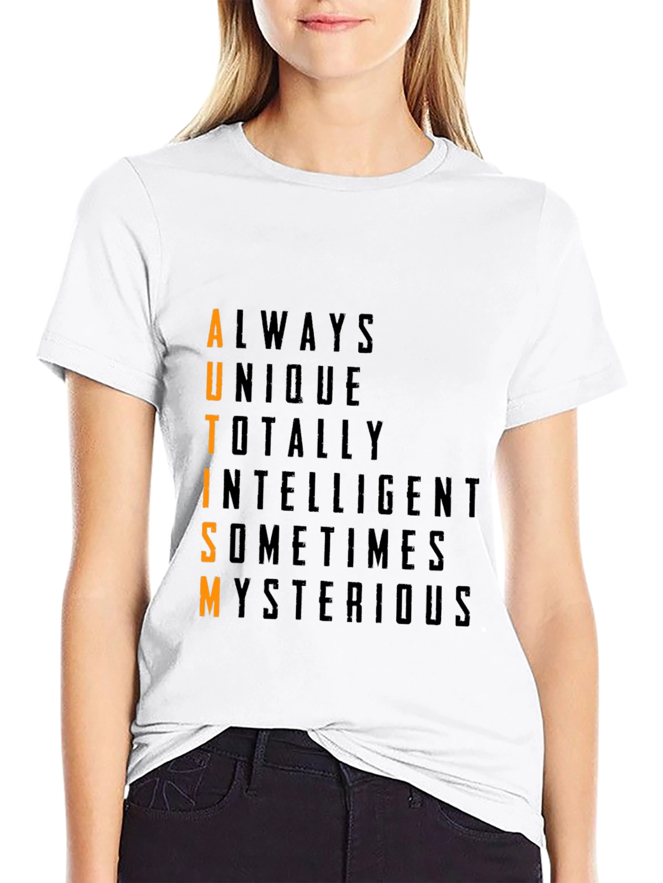 Autism Awareness T-Shirt: Always Unique Totally Intelligent