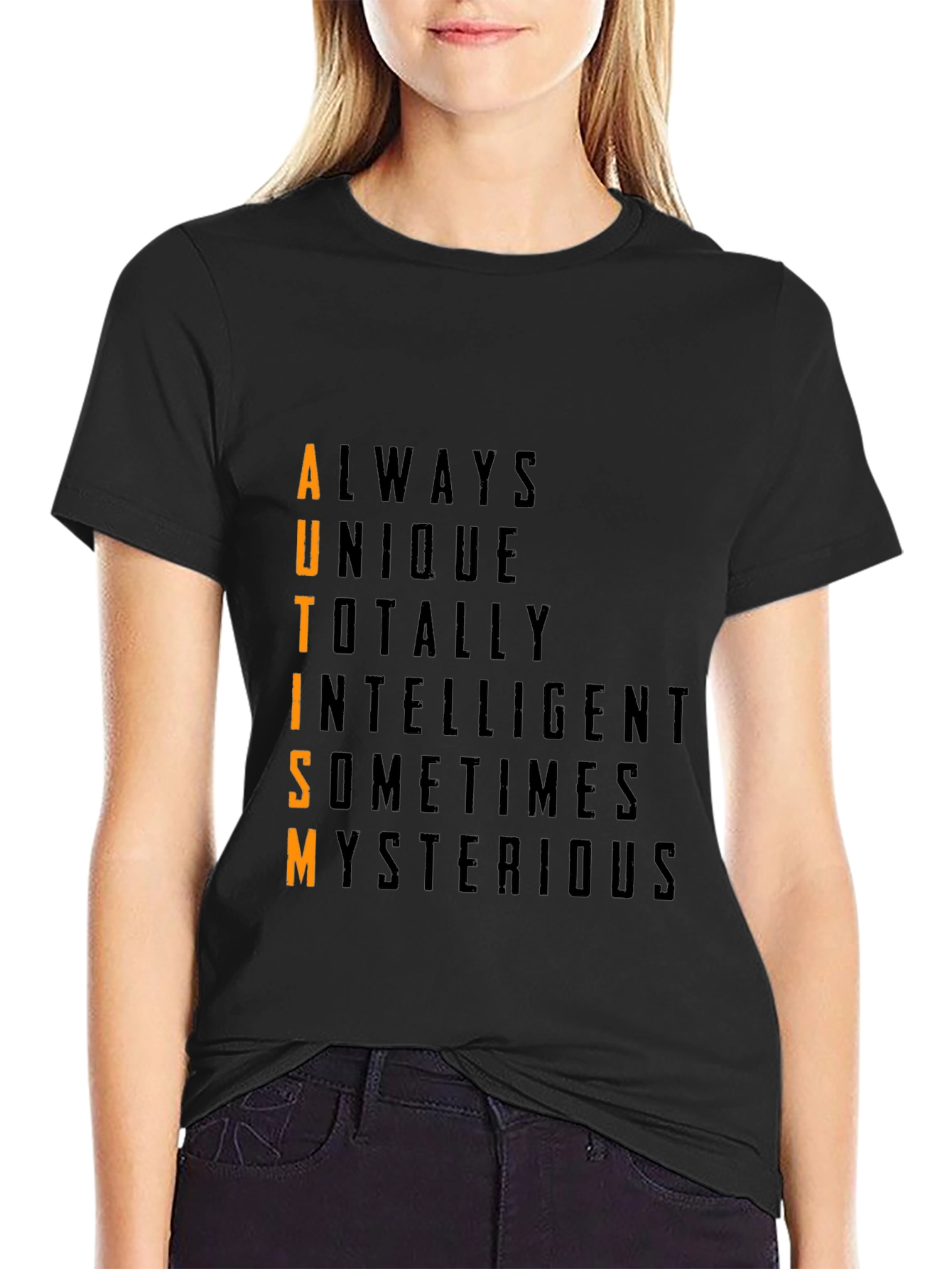 Autism Awareness T-Shirt: Always Unique Totally Intelligent
