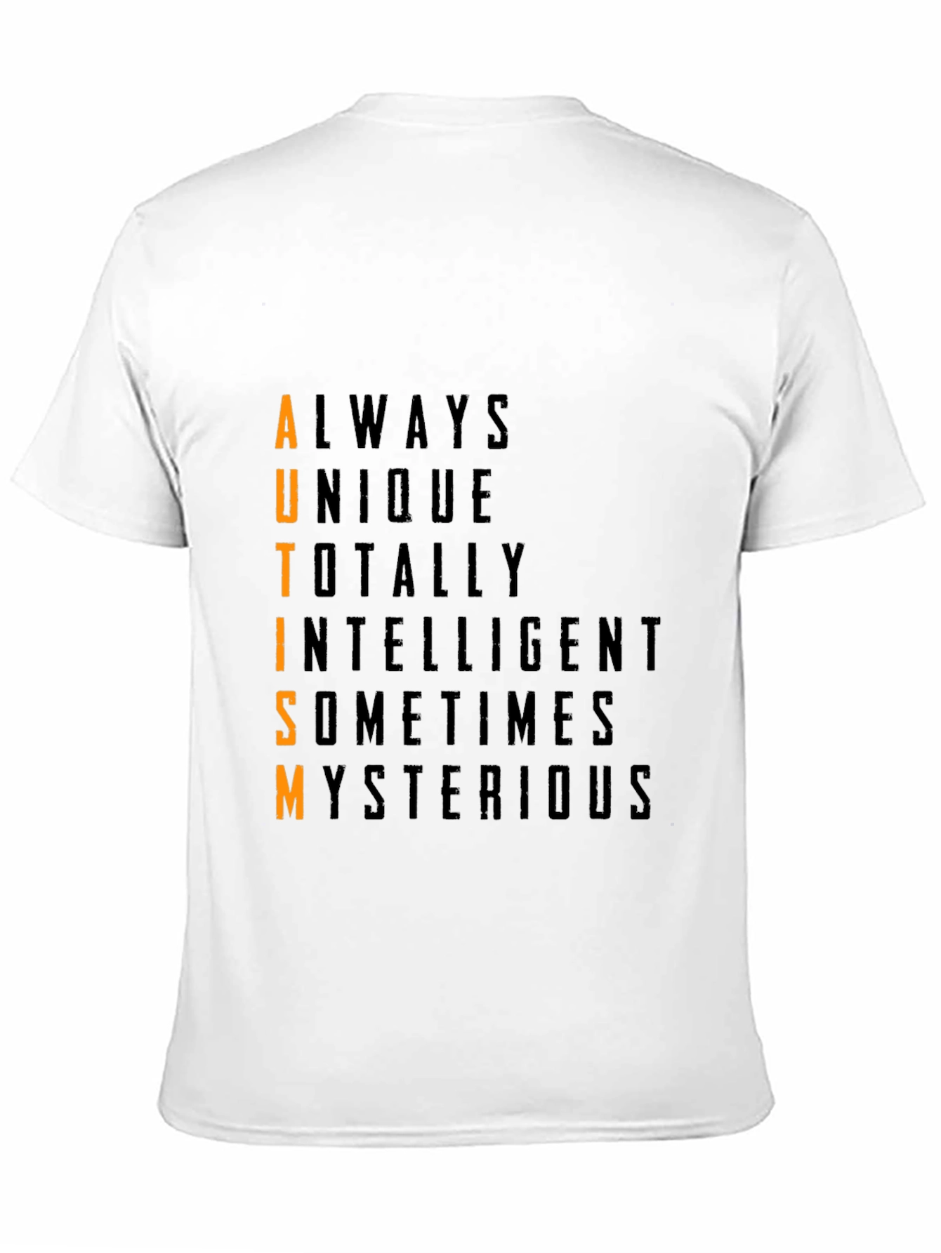 Autism Awareness T-Shirt: Always Unique Totally Intelligent