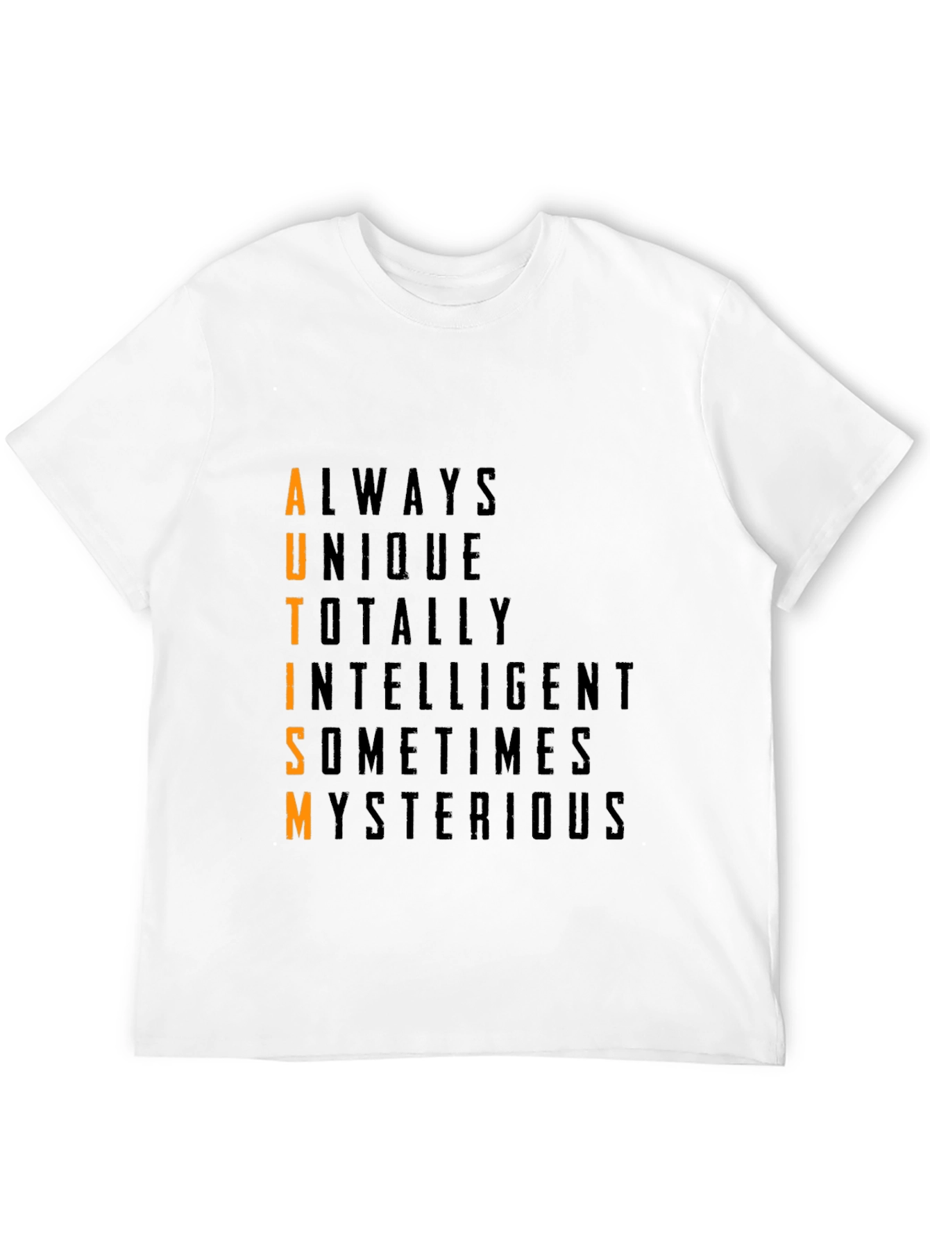 Autism Awareness T-Shirt: Always Unique Totally Intelligent