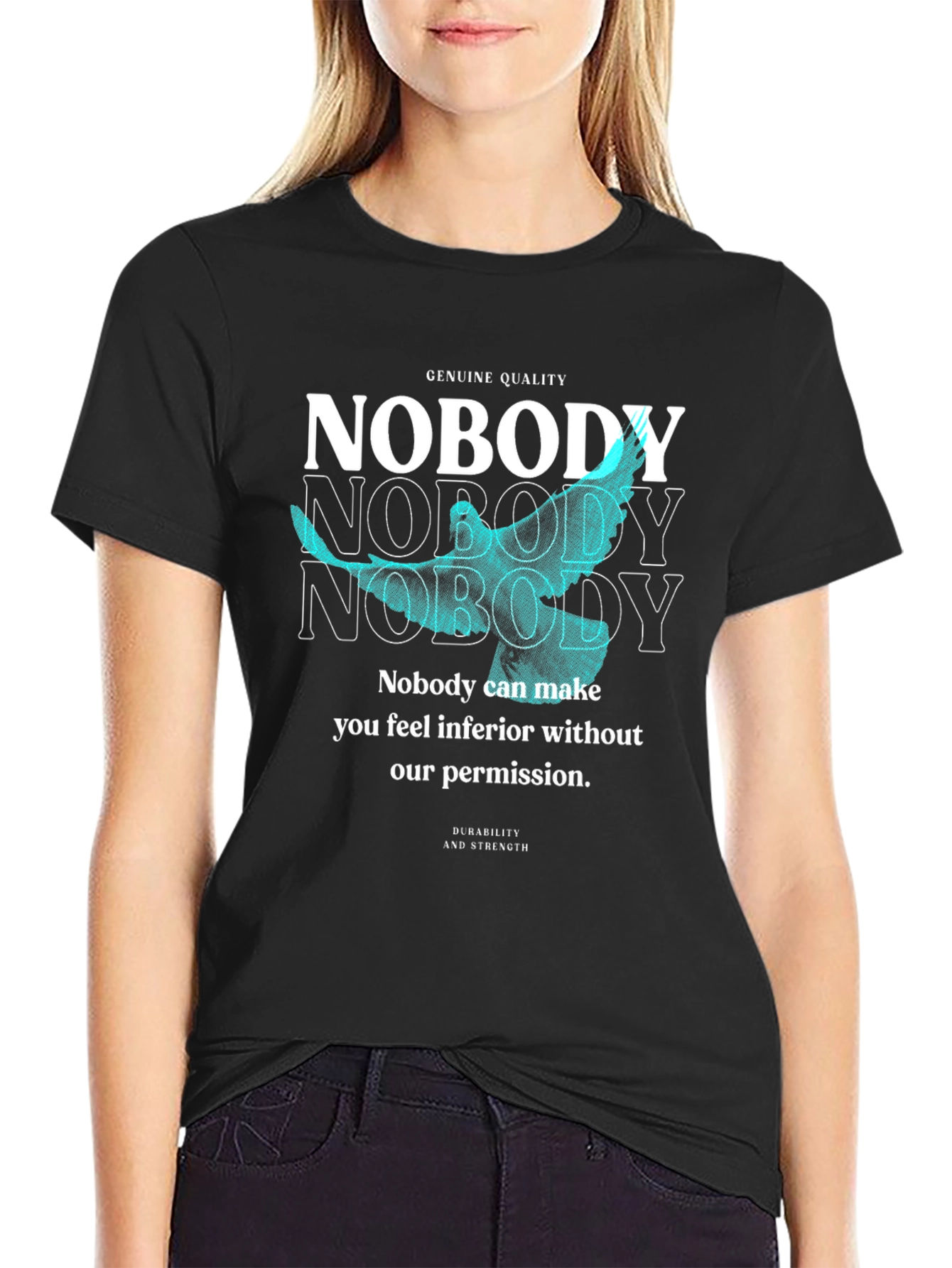 Genuine Quality Nobody Graphic Tee