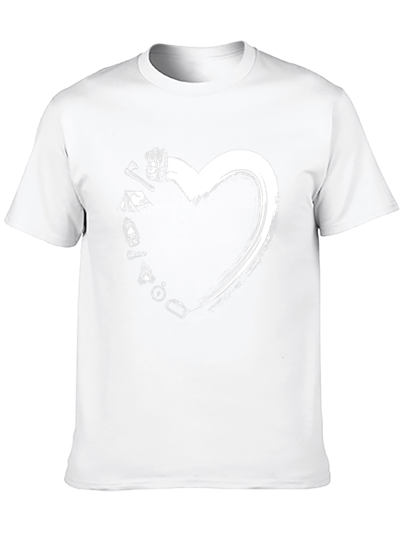 Camping Heart Graphic Tee