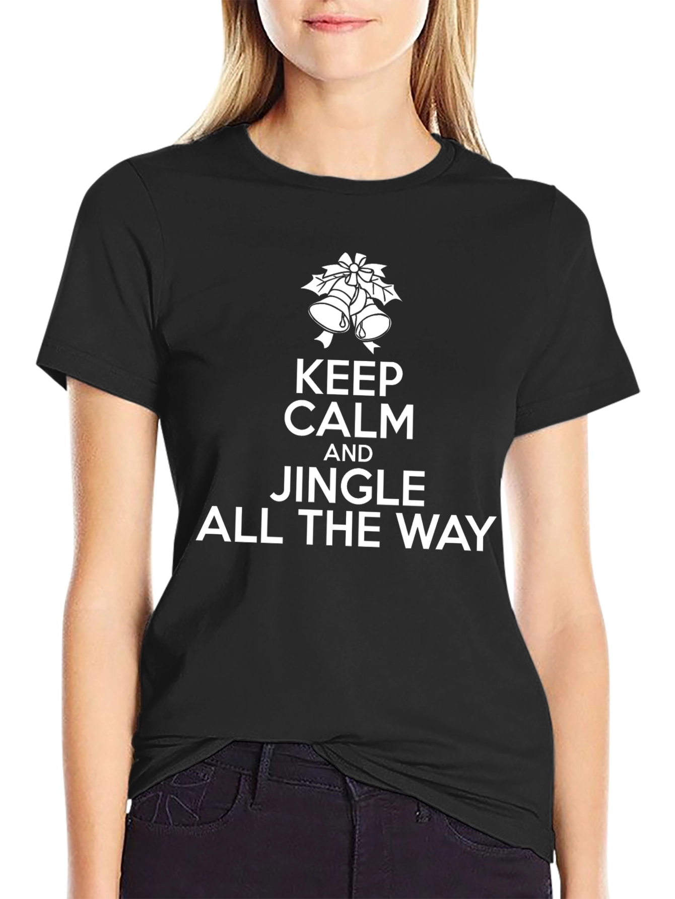 Keep Calm and Jingle All The Way Christmas T-Shirt