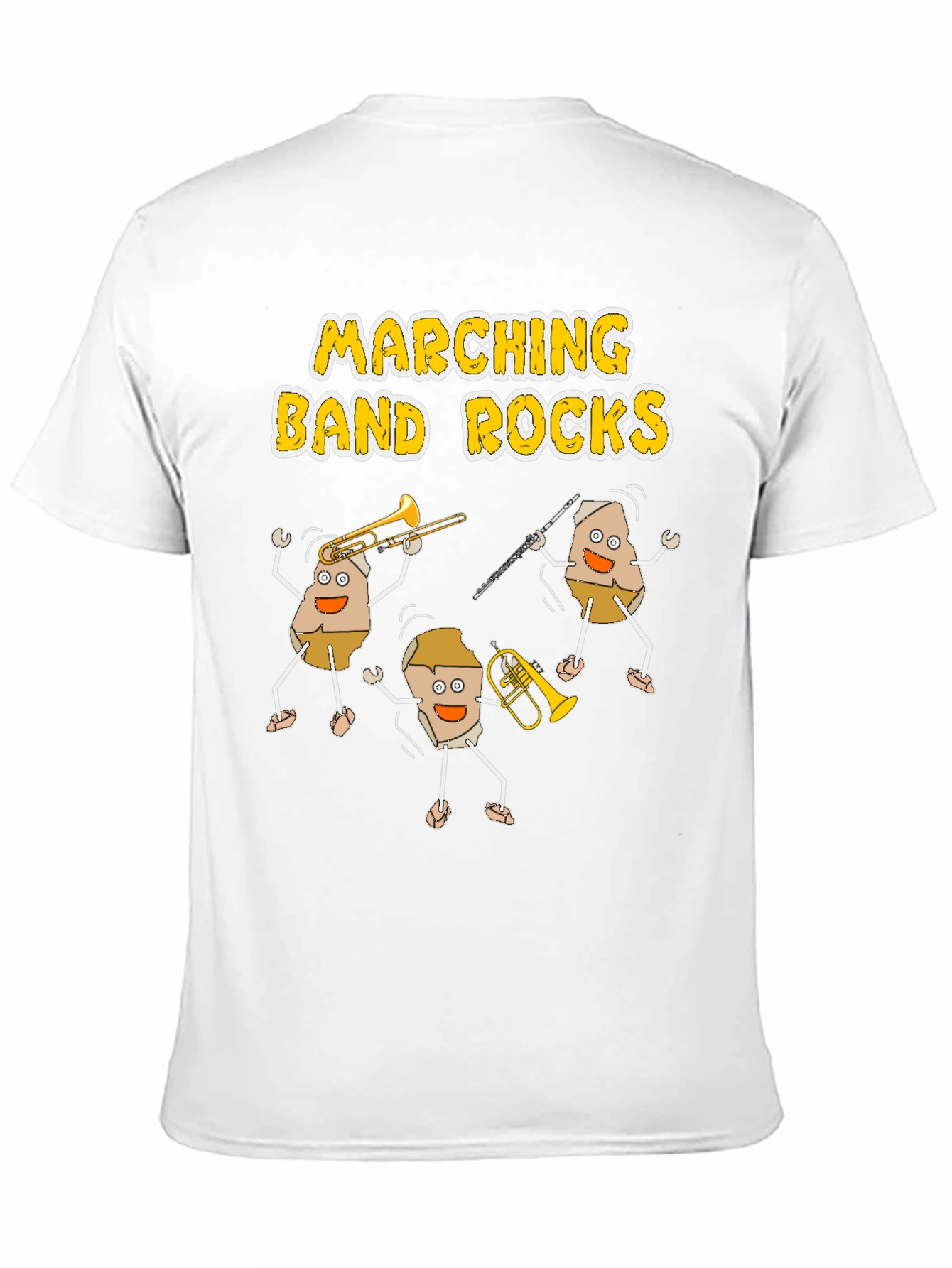 Marching Band Rocks Graphic Tee
