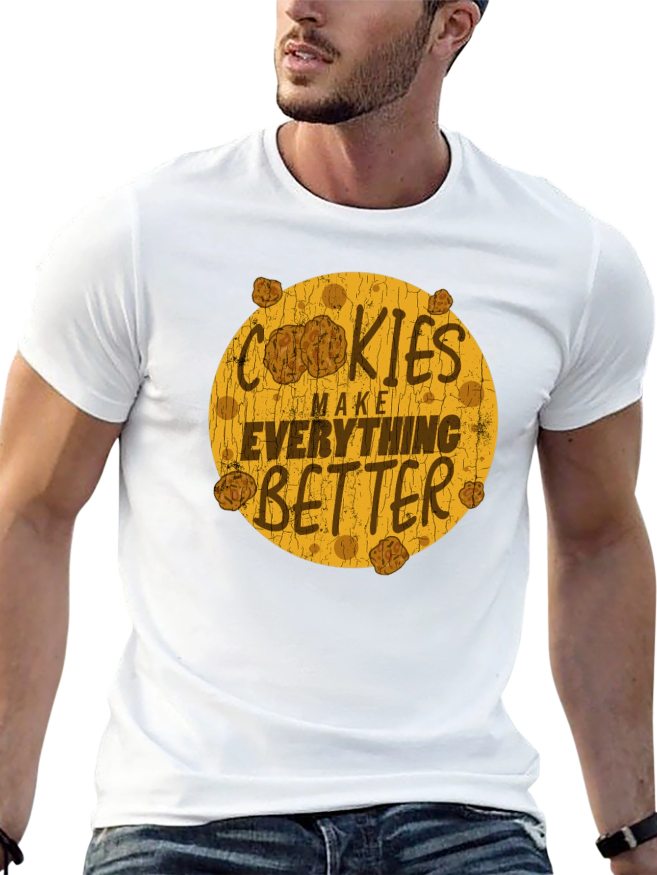 Cookies Make Everything Better Black Graphic Tee
