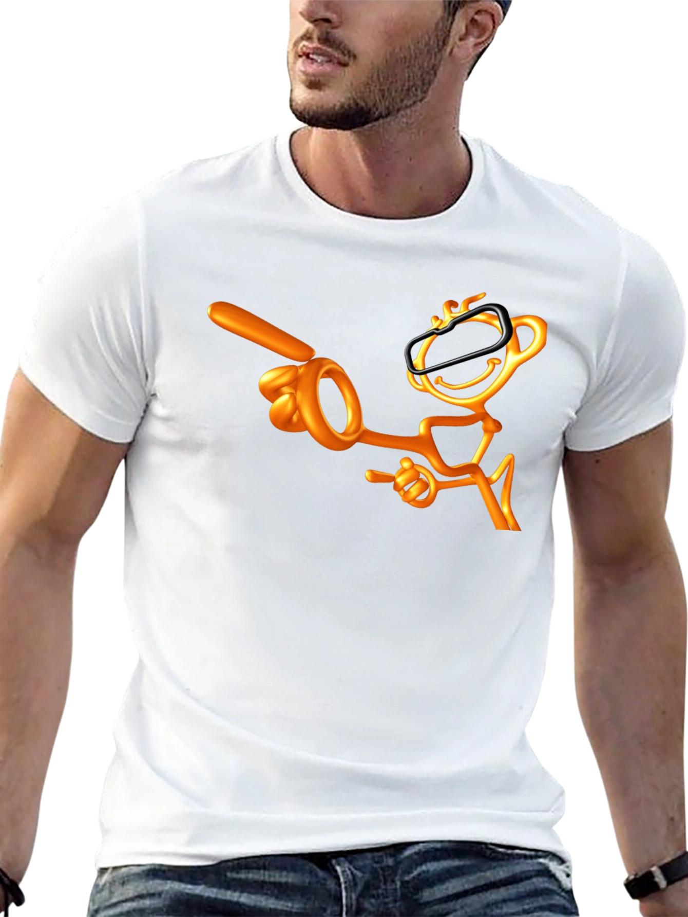 Funny Graphic Tee: Stick Figure VR