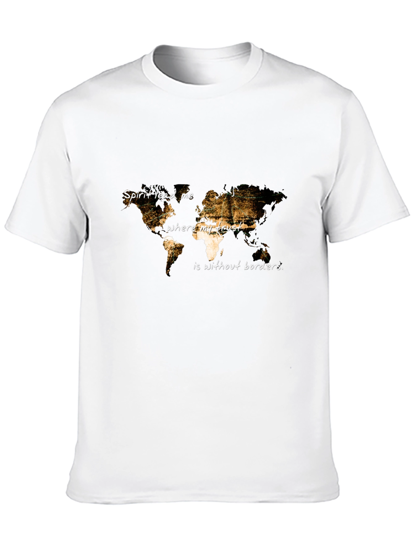 Spirit Lead Me Map Graphic Tee - Unisex