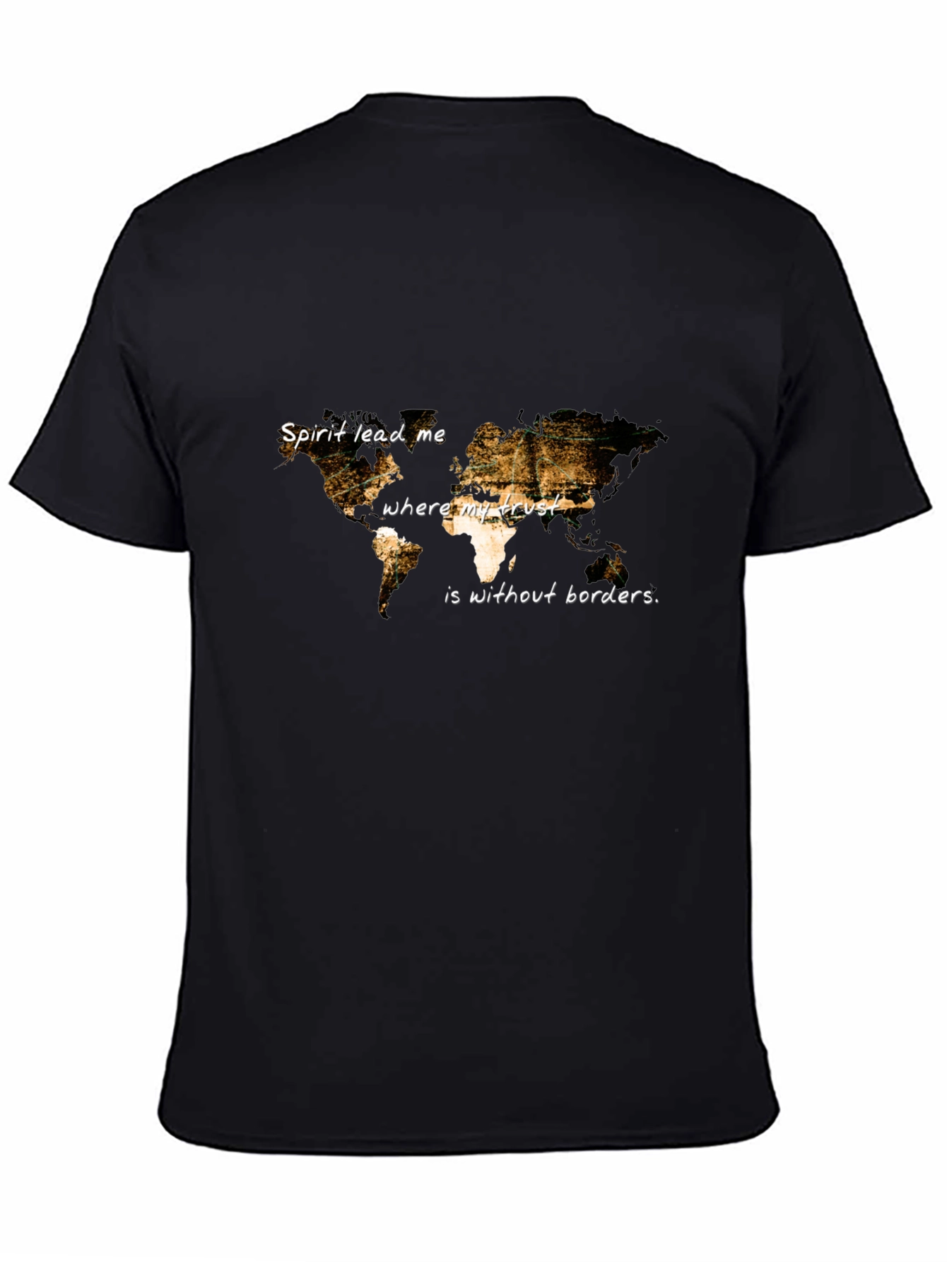 Spirit Lead Me Map Graphic Tee - Unisex