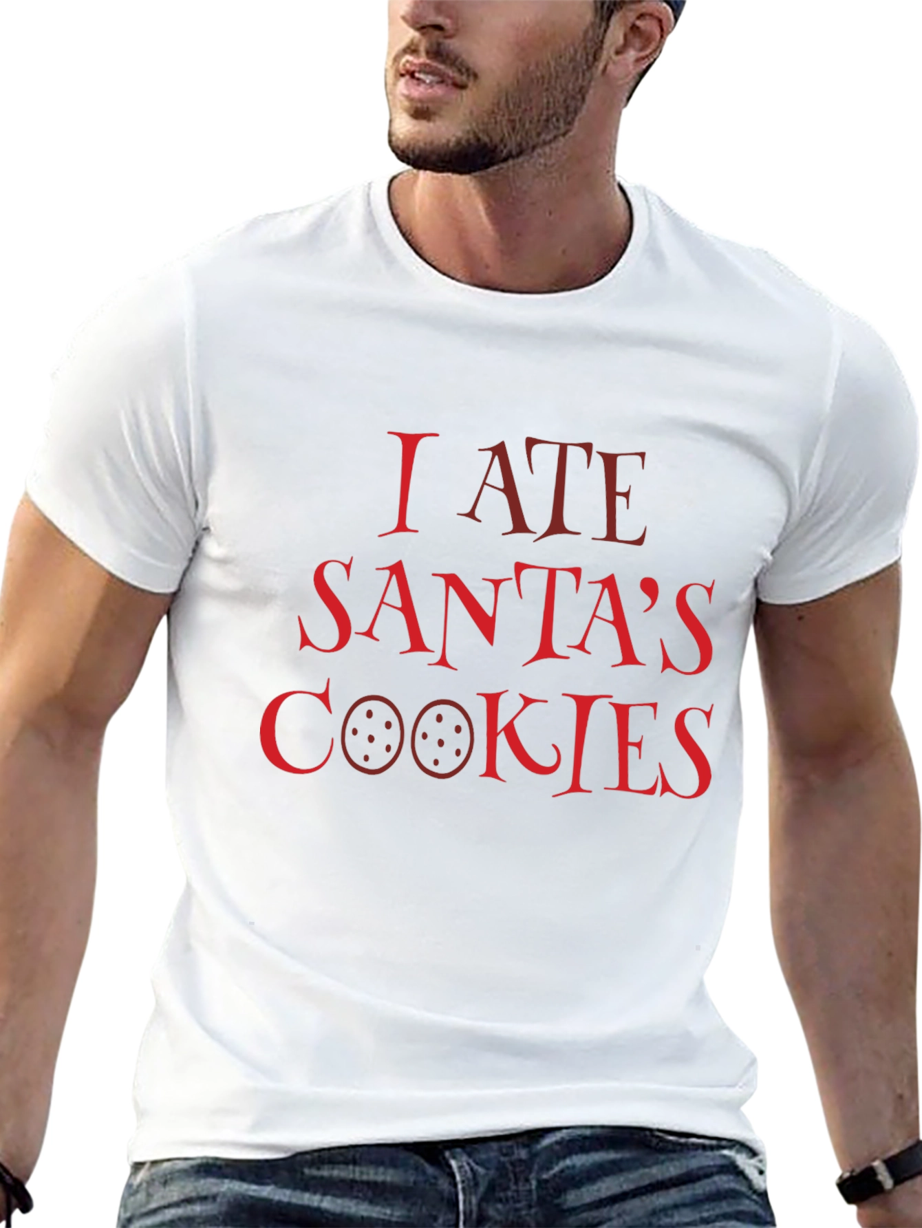 I Ate Santas Cookies Christmas T-Shirt