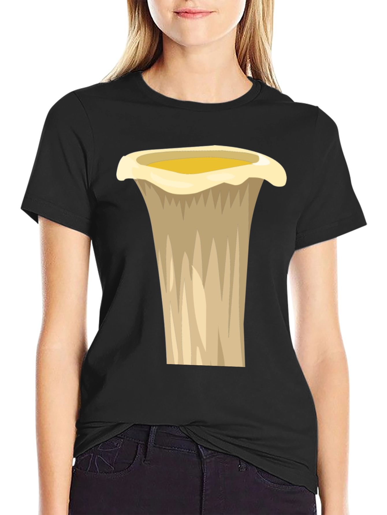 Chanterelle Mushroom Graphic Tee - Unique Design