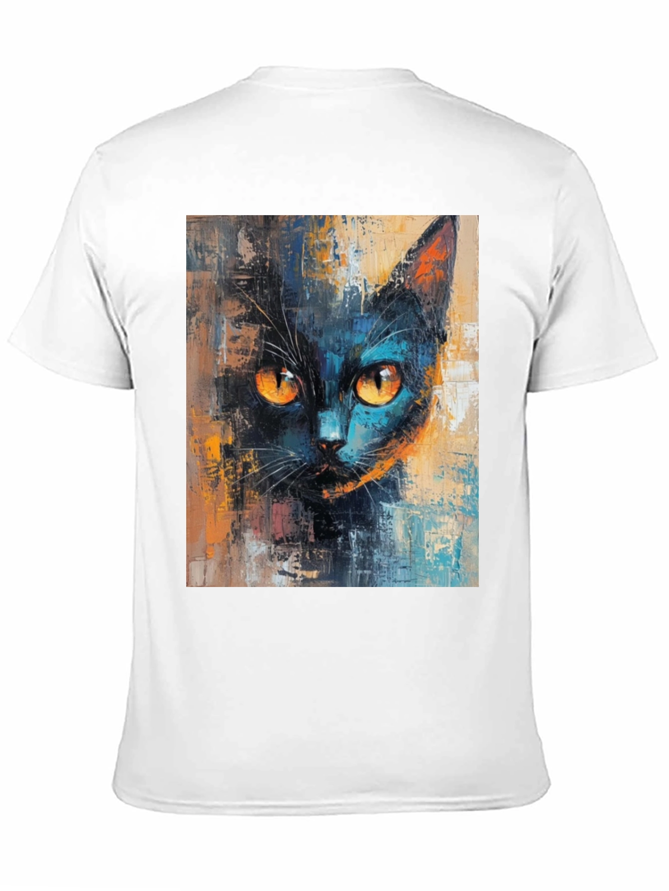 Black Cat Art T-Shirt