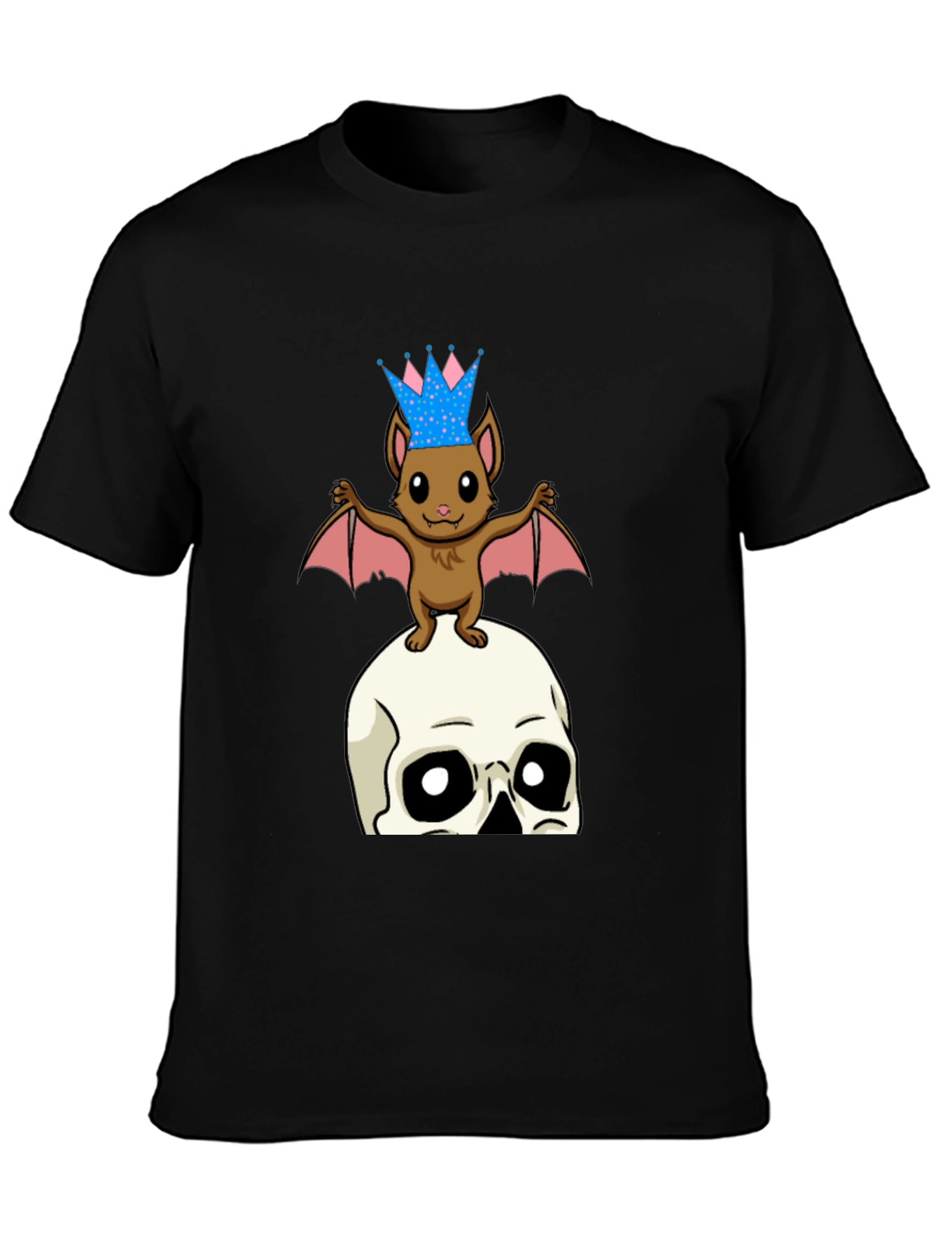 Bat & Skull Graphic T-Shirt