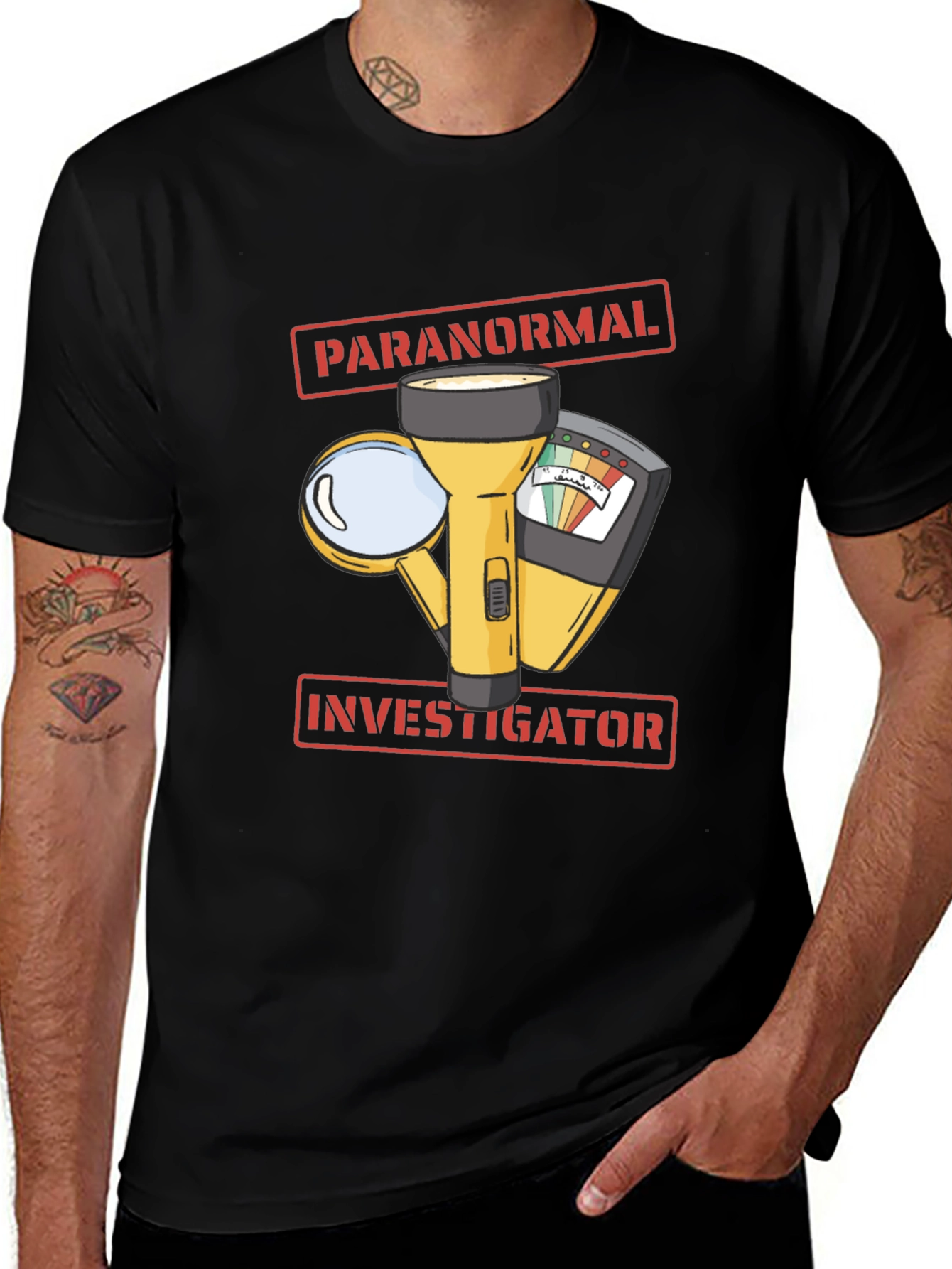 Paranormal Investigator Graphic T-Shirt
