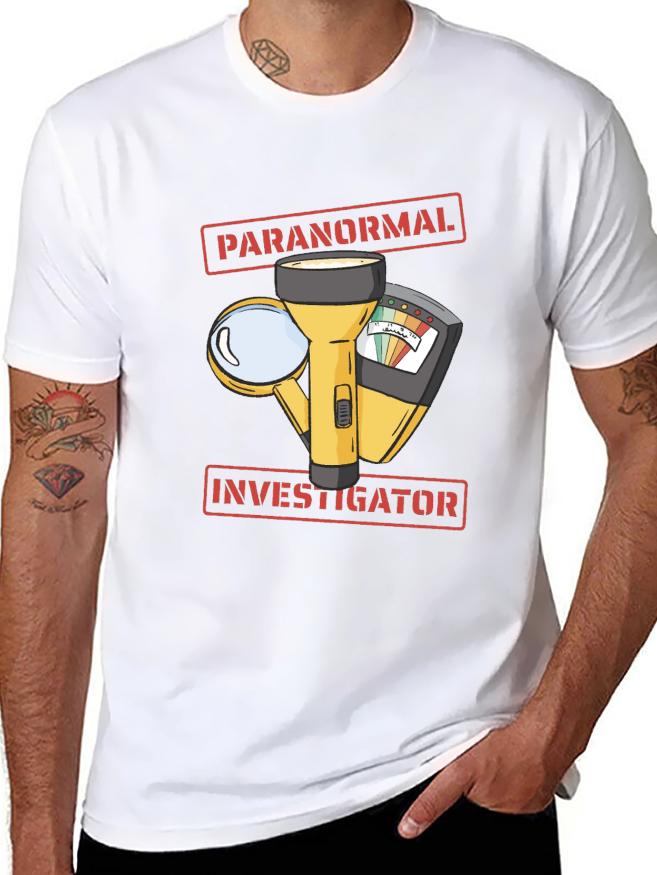 Paranormal Investigator Graphic T-Shirt
