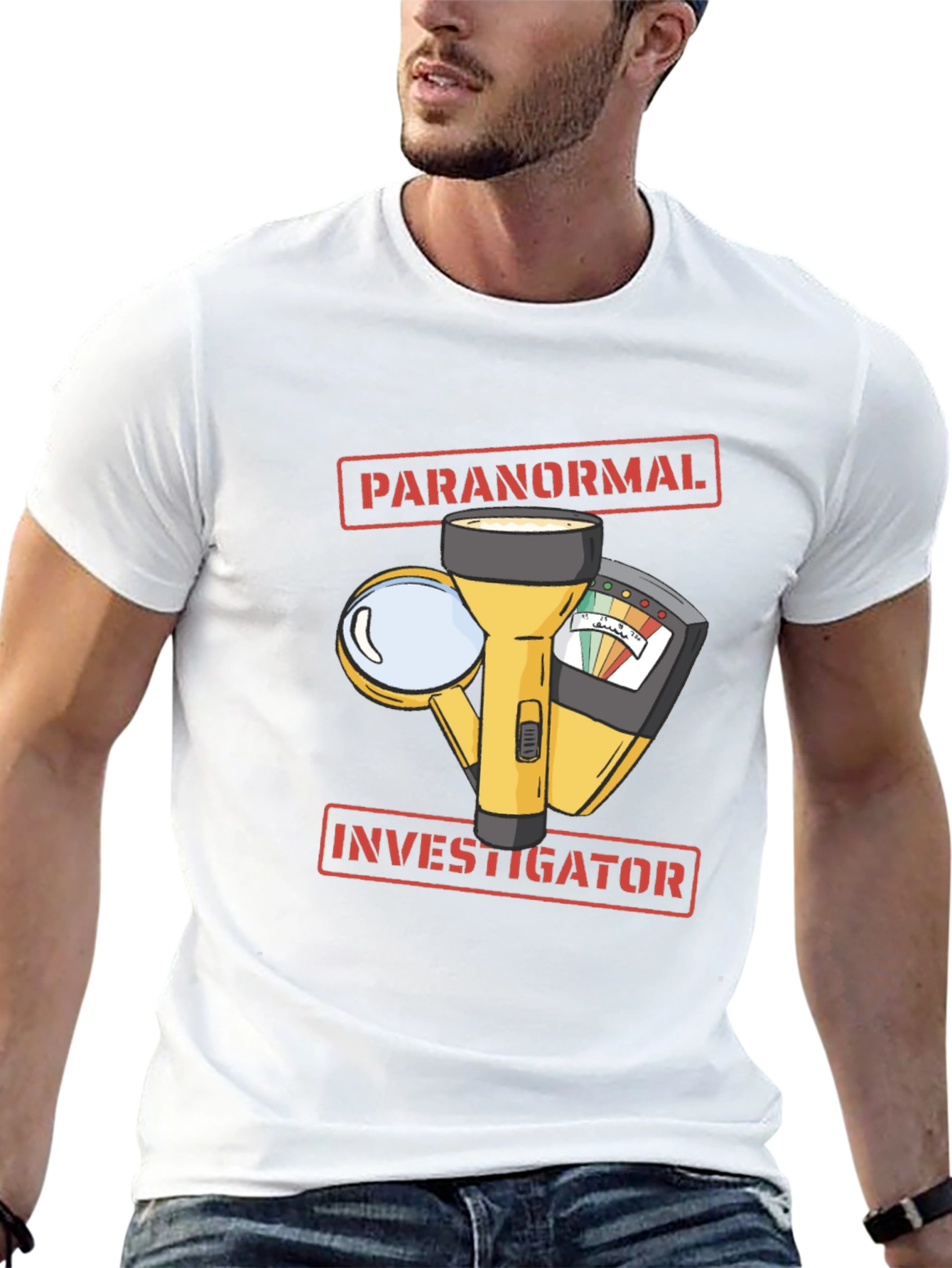Paranormal Investigator Graphic T-Shirt