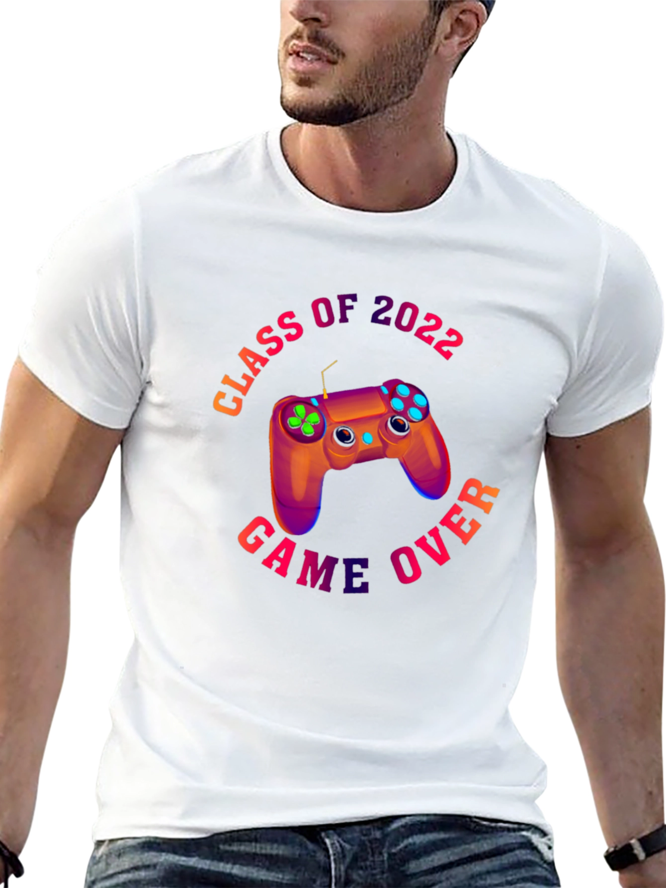 Class of 2022 Game Over Black T-Shirt