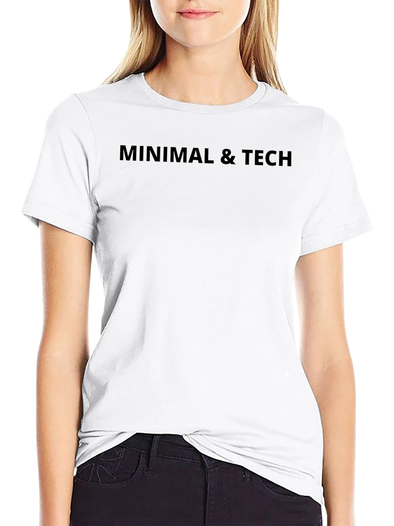 Minimal & Tech Black Tee