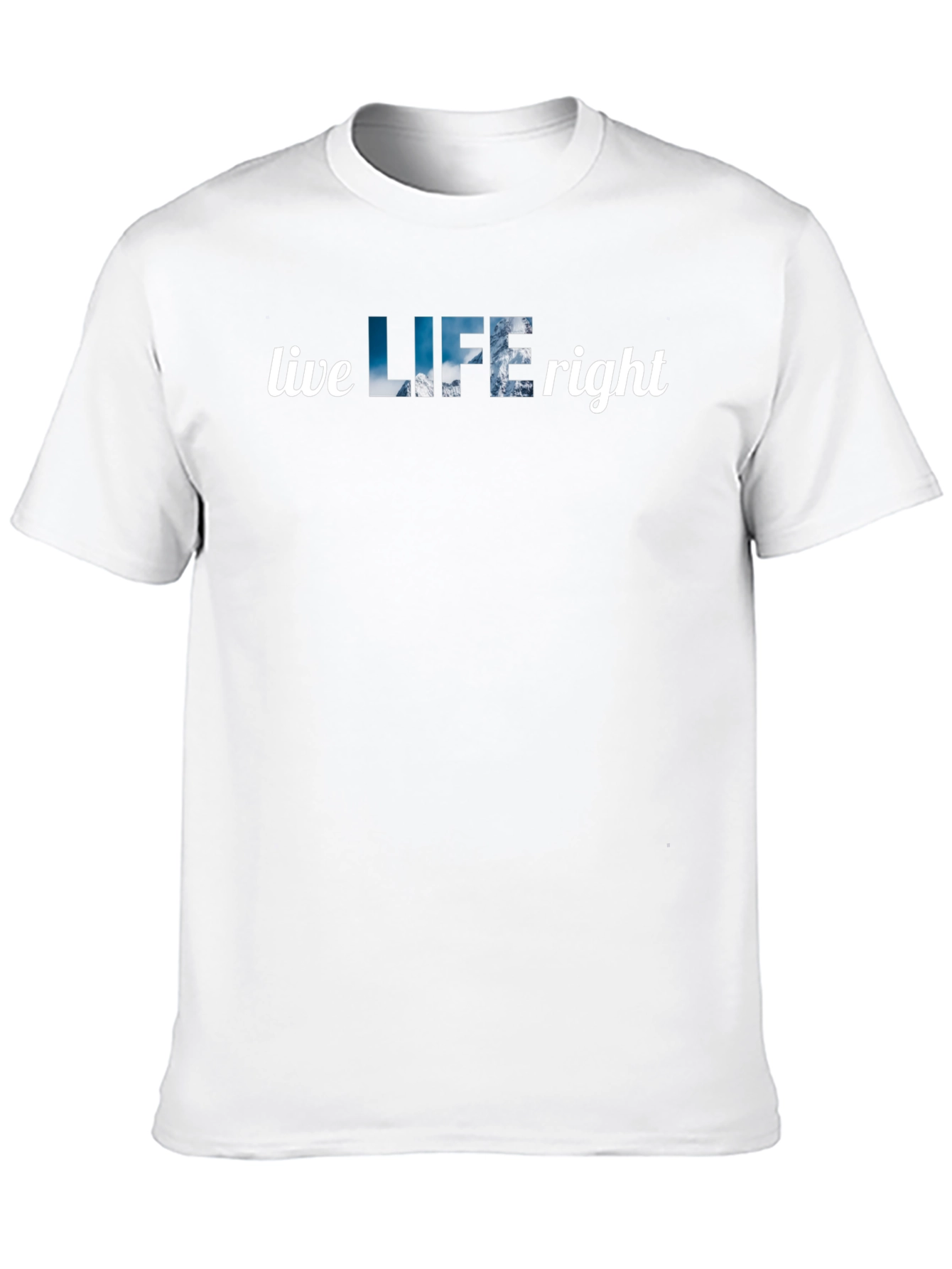 Live LIFE Right Black T-Shirt