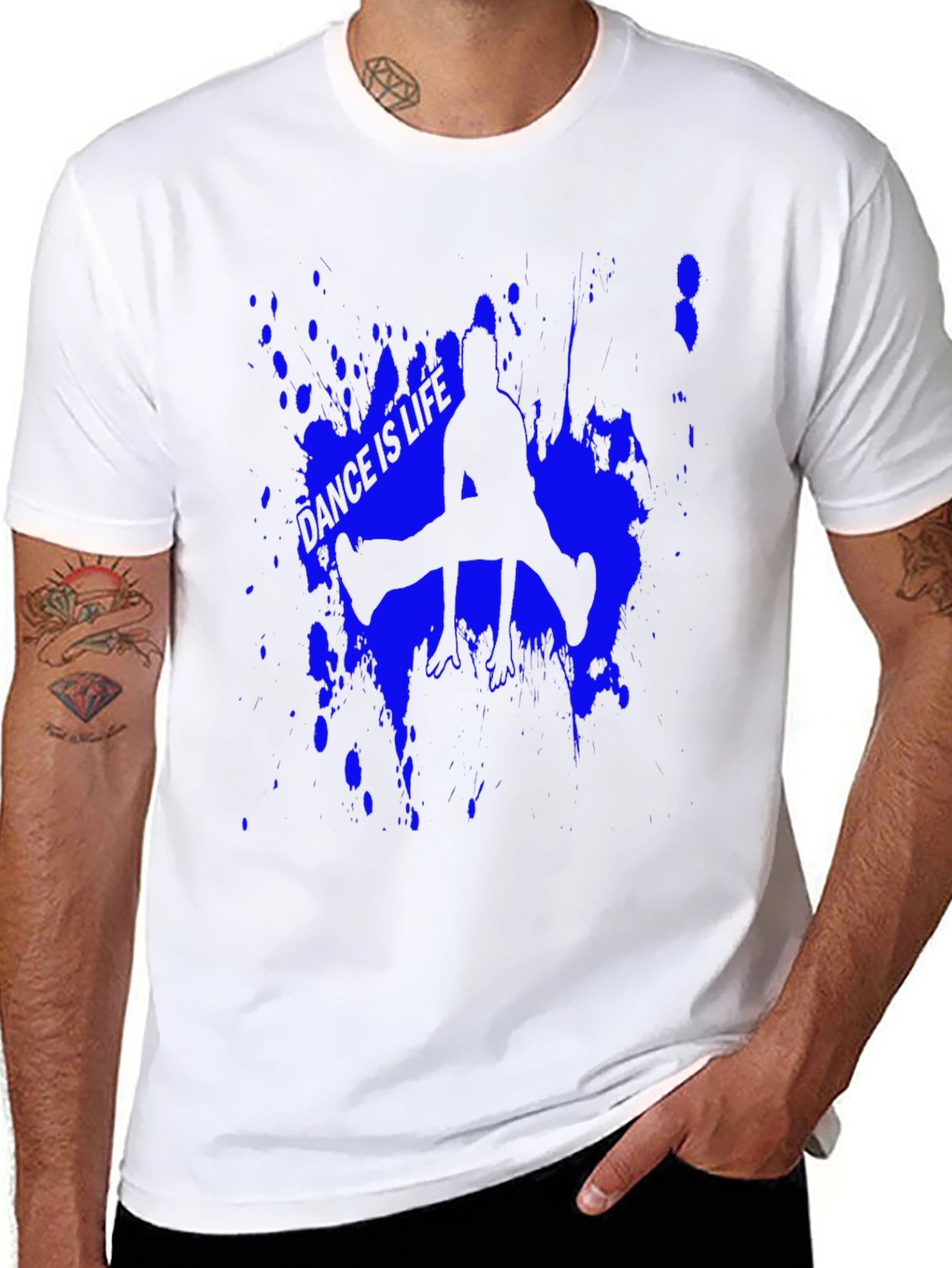 Dance is Life Graphic Tee - Stylish Black T-Shirt