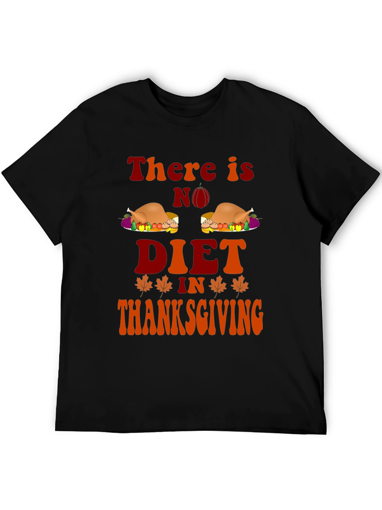 Thanksgiving Diet Graphic T-Shirt