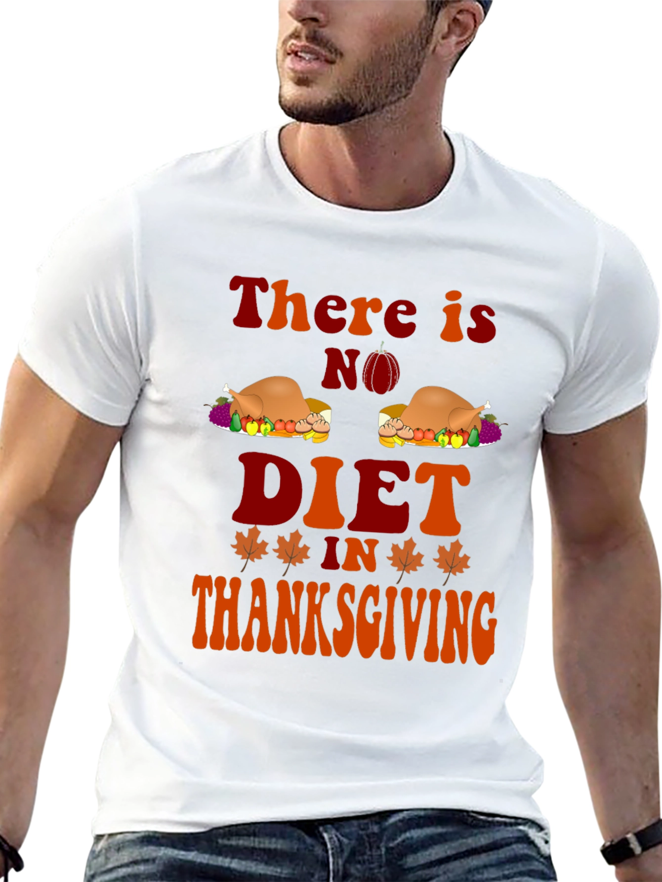 Thanksgiving Diet Graphic T-Shirt