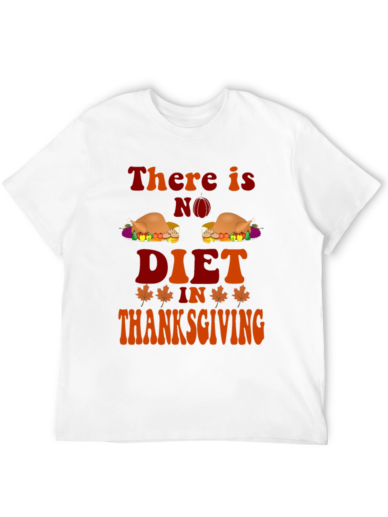 Thanksgiving Diet Graphic T-Shirt